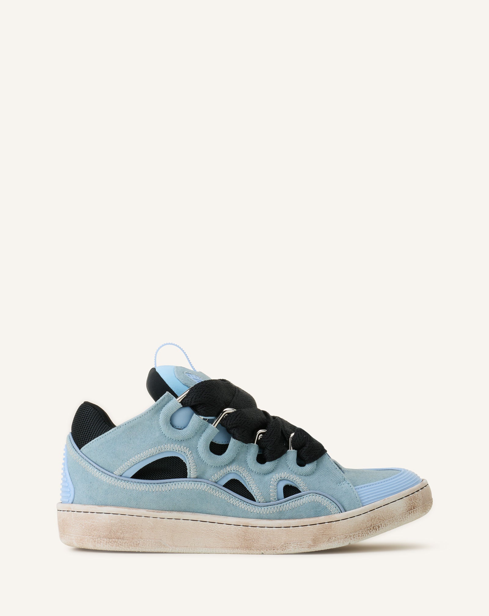 BLUE CURB CANVAS SNEAKERS