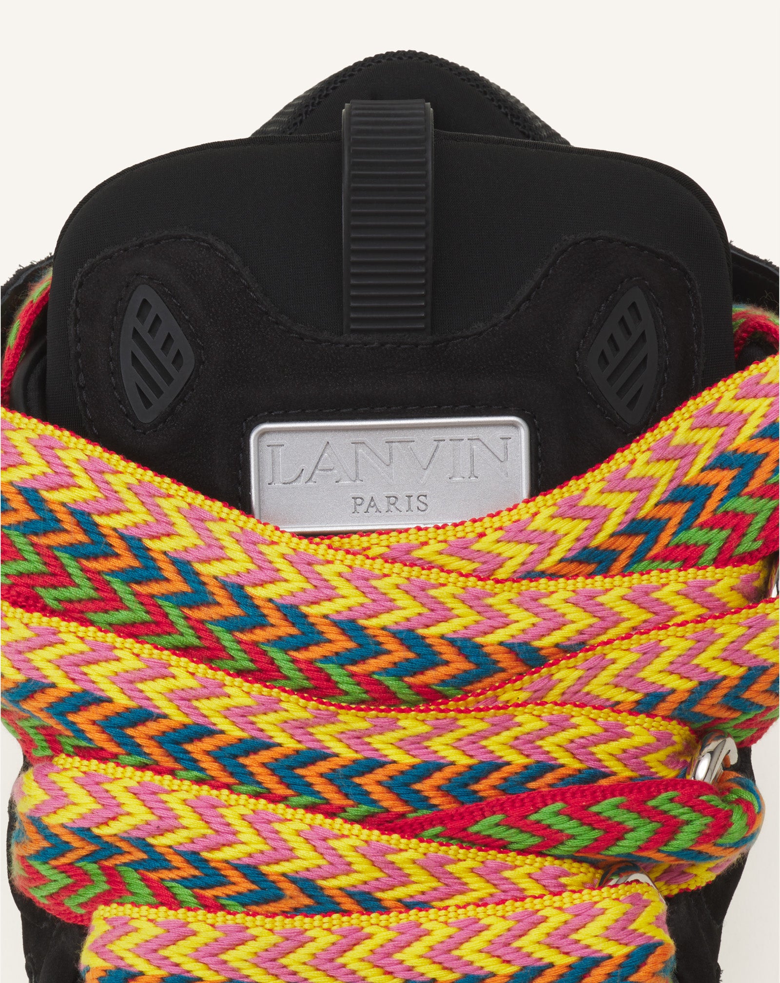 LEATHER CURB SNEAKERS