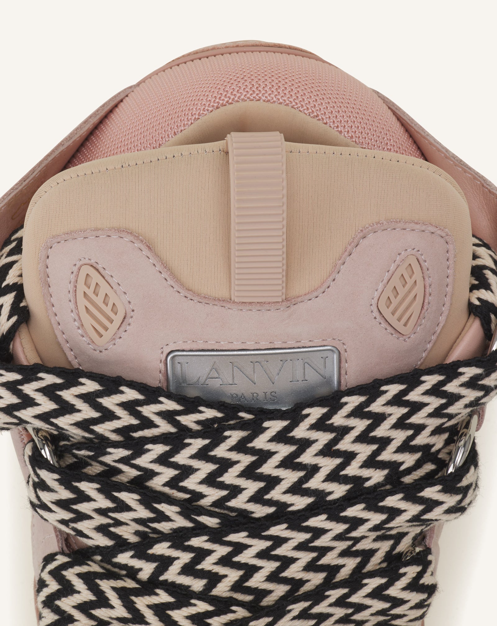 PINK CURB SNEAKERS IN LEATHER