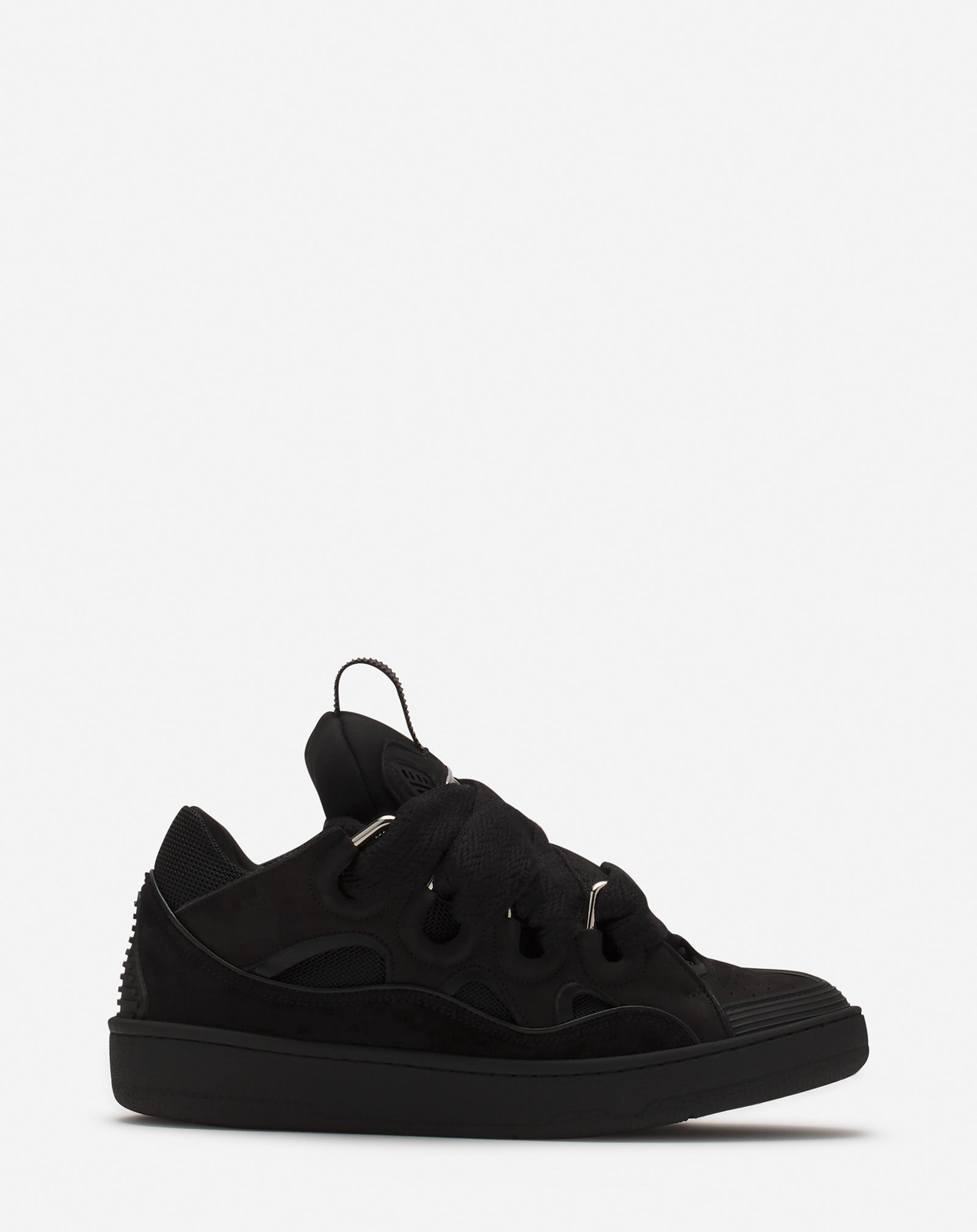 LEATHER CURB SNEAKERS FU-SKDK12-DRAG-P25101035