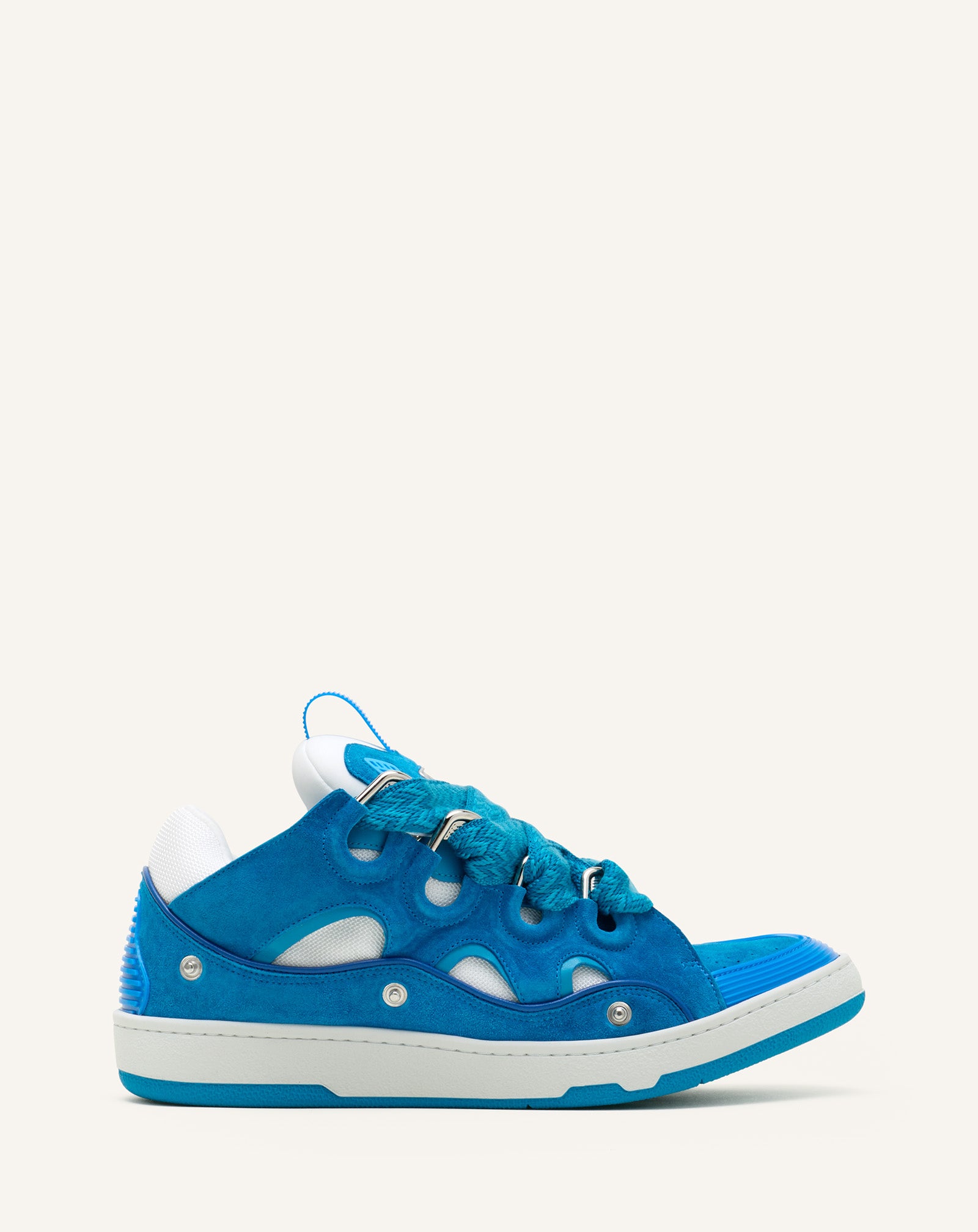 CURB PATCH  SNEAKERS IN LEATHER