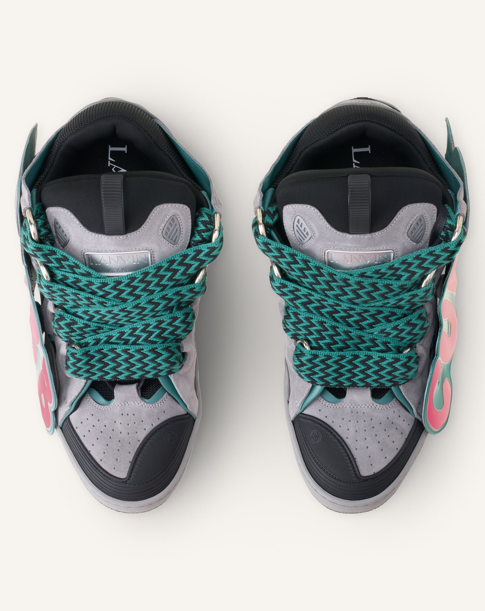 CURB PATCH  SNEAKERS IN LEATHER