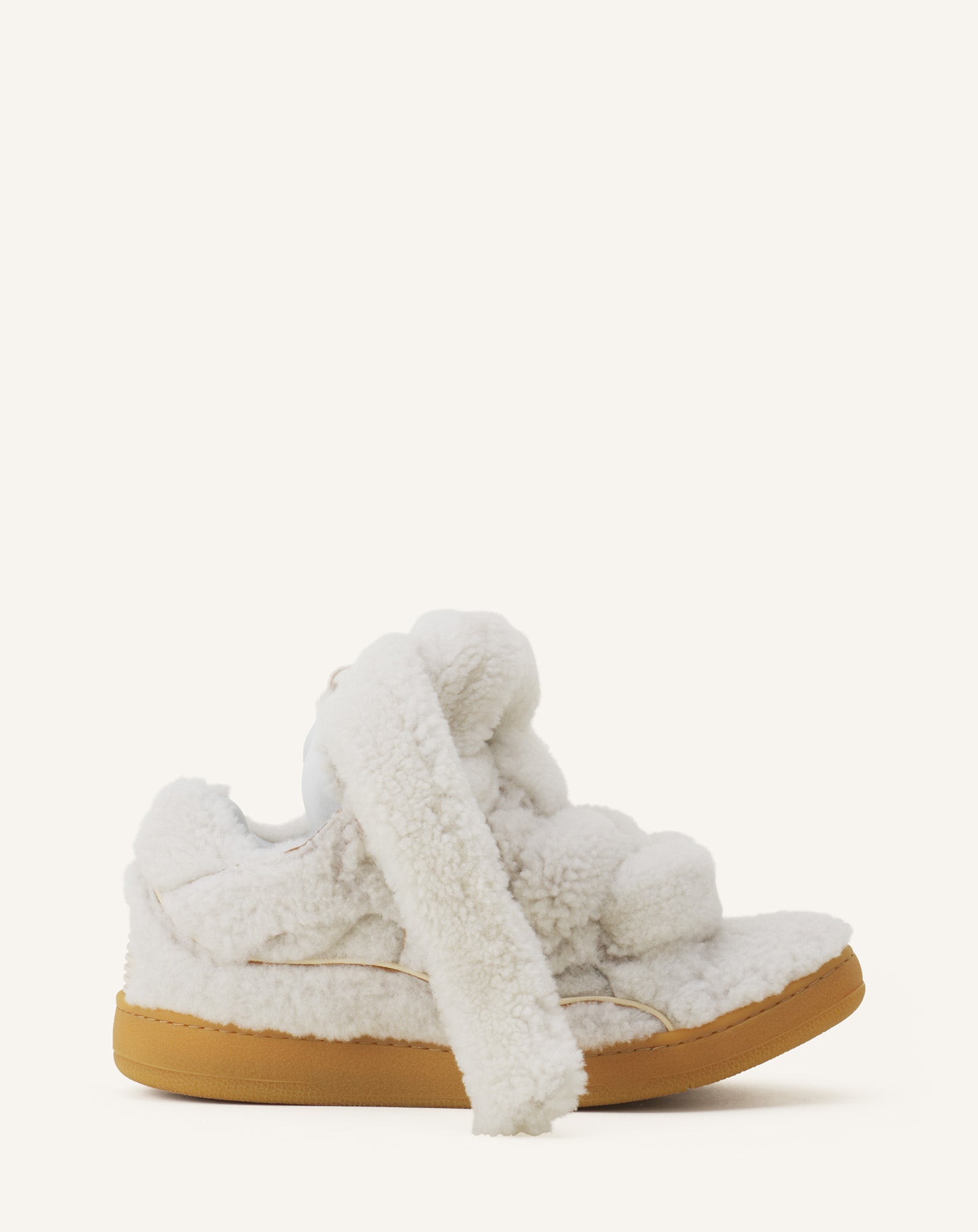 CURB SNEAKERS IN SHEARLING FU-SKDK12-SHER-H250536