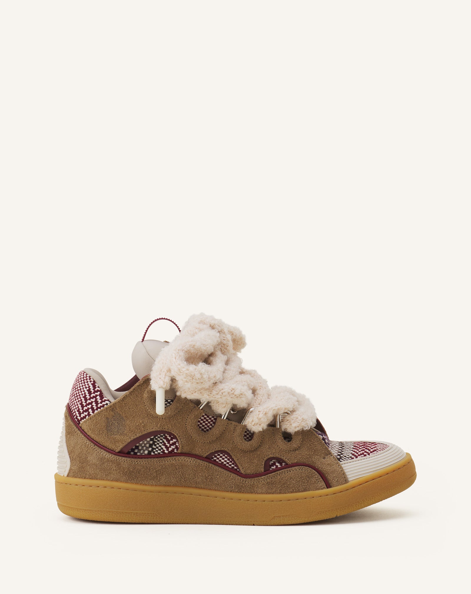 CURB SUEDE SNEAKERS WITH MESH LACES FU-SKDK12-TISS-H250536