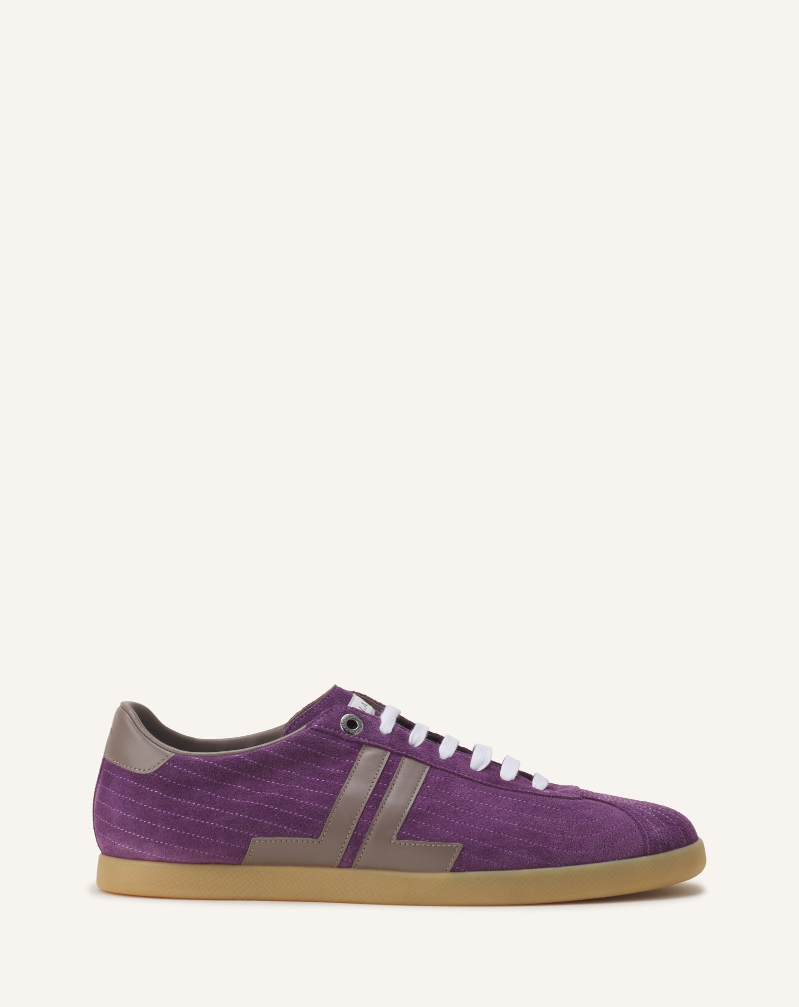 PURPLE SNEAKERS GLEN 2.0 IN LEATHER