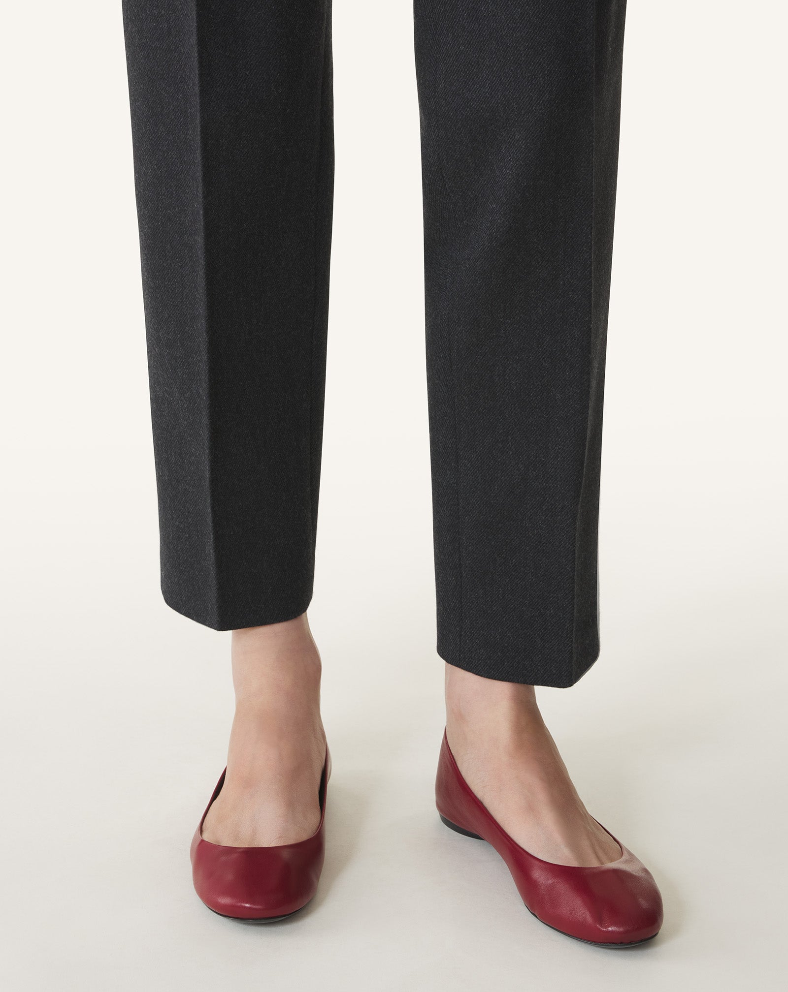 THE BALLERINA FLAT IN LEATHER