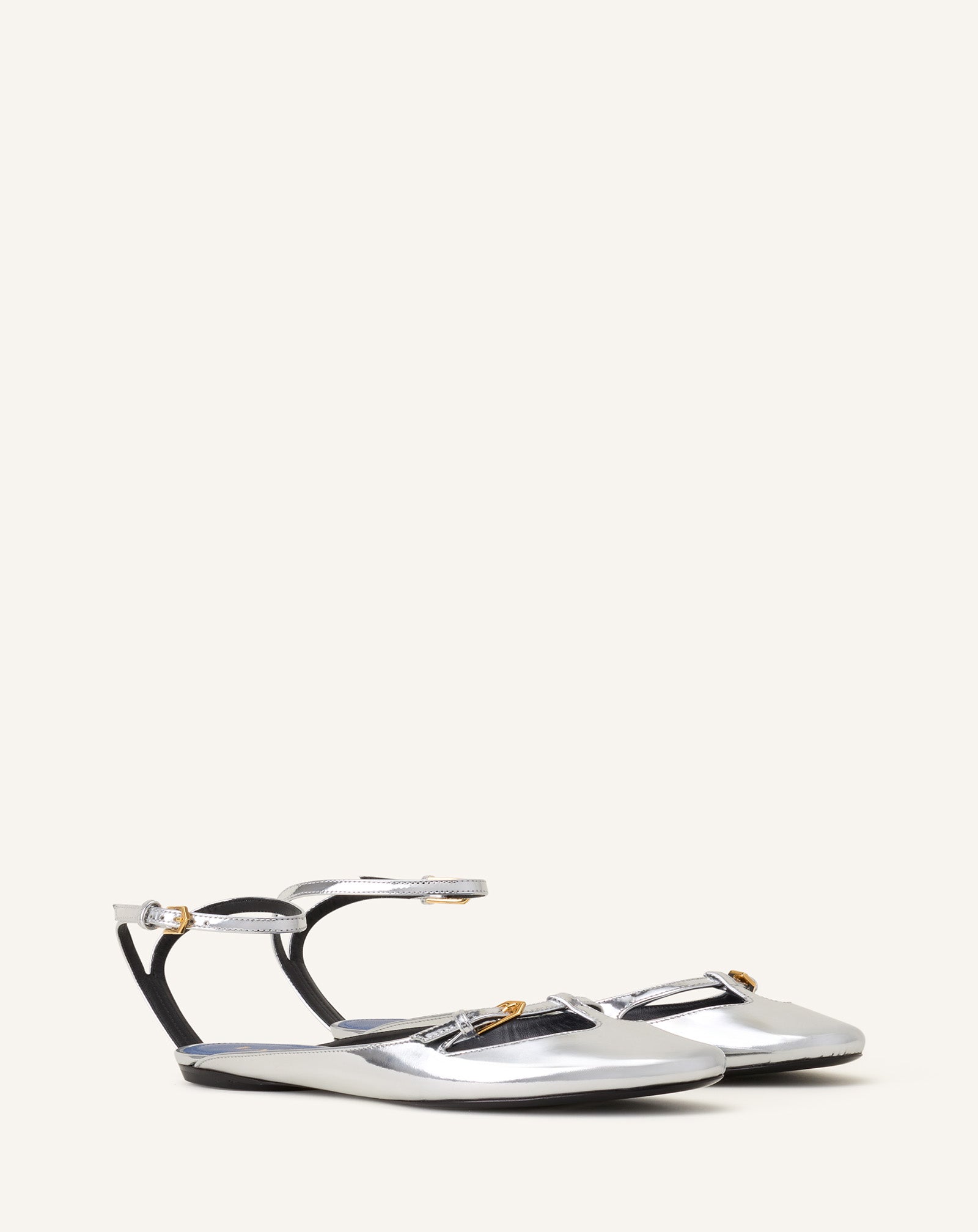 THE MARY-JANE BALLERINA IN SPECCHIO LEATHER