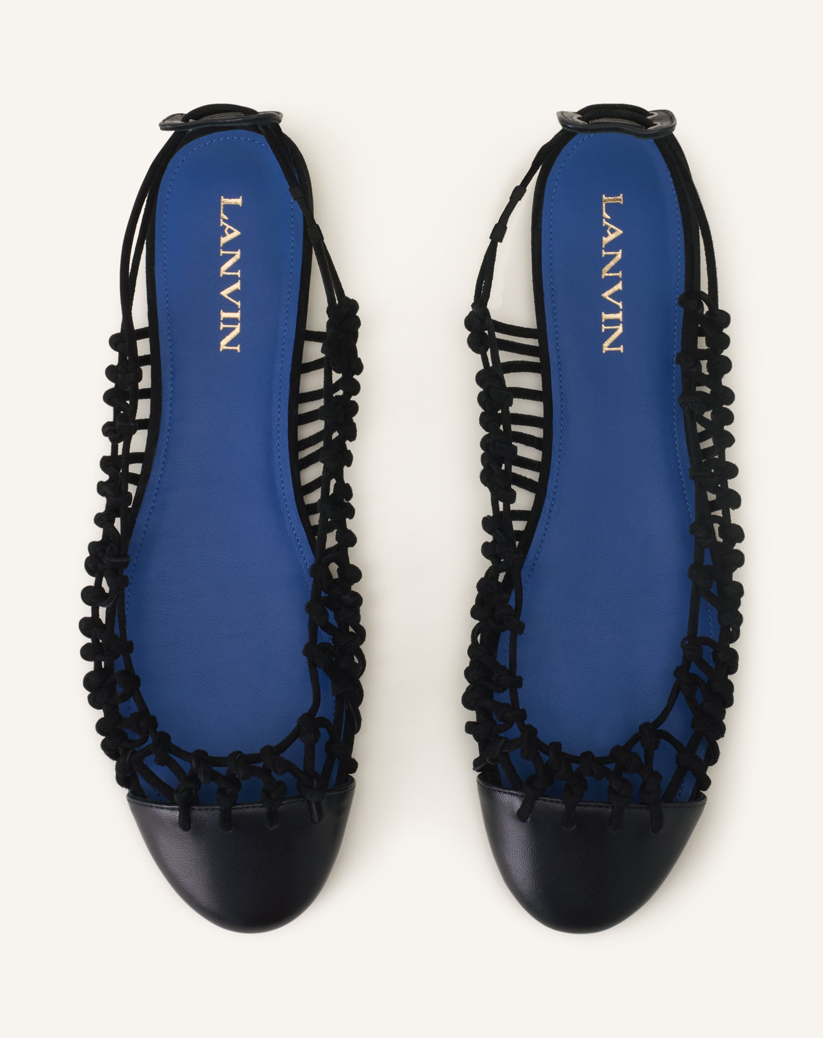 KNITLINE SLINGBACK BALLERINA IN LEATHER