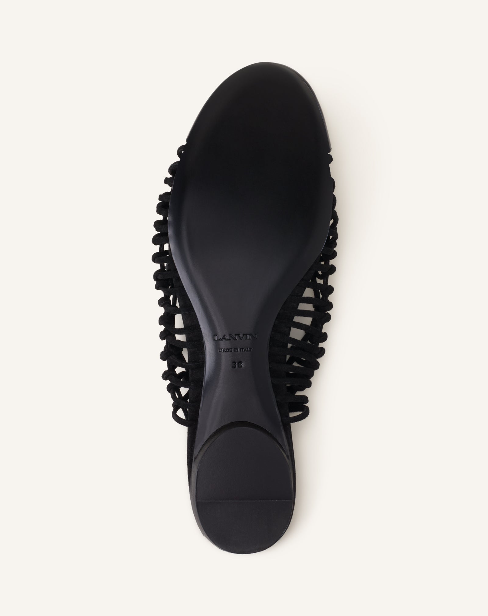 KNITLINE SLINGBACK BALLERINA IN LEATHER