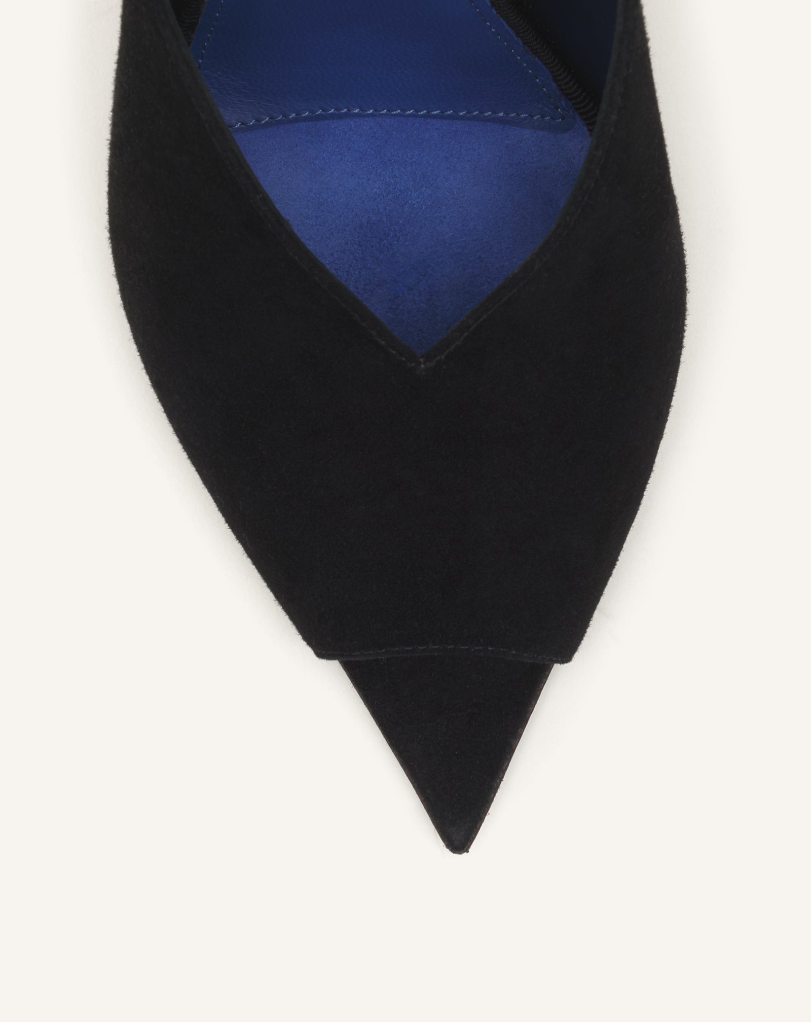 BLACK MIDNIGHT STEP MULE IN SUEDE