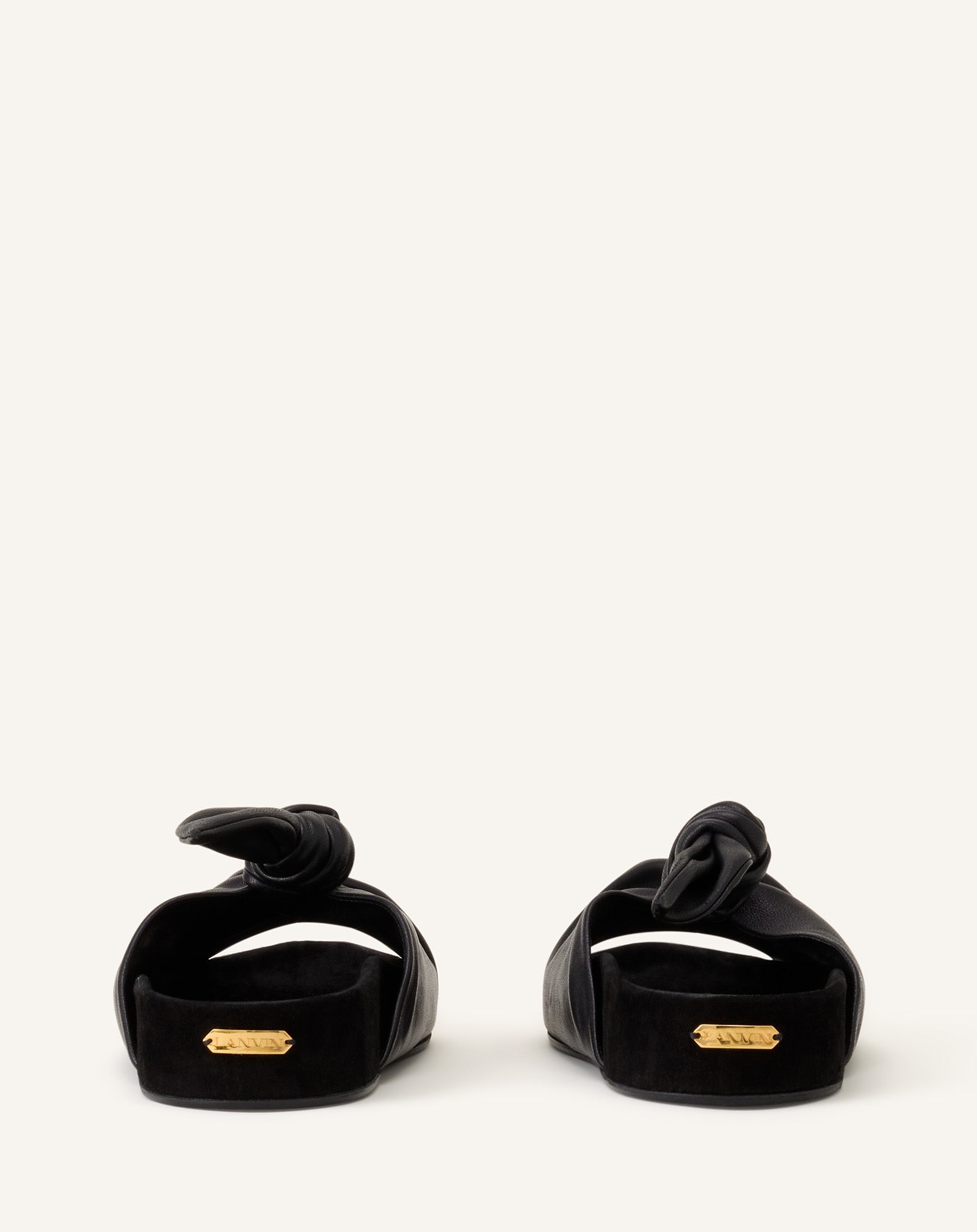COCOON FLAT LEATHER MULE