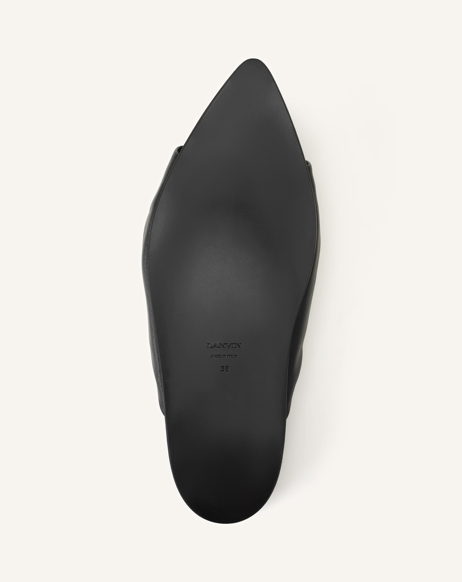 COCOON FLAT LEATHER MULE