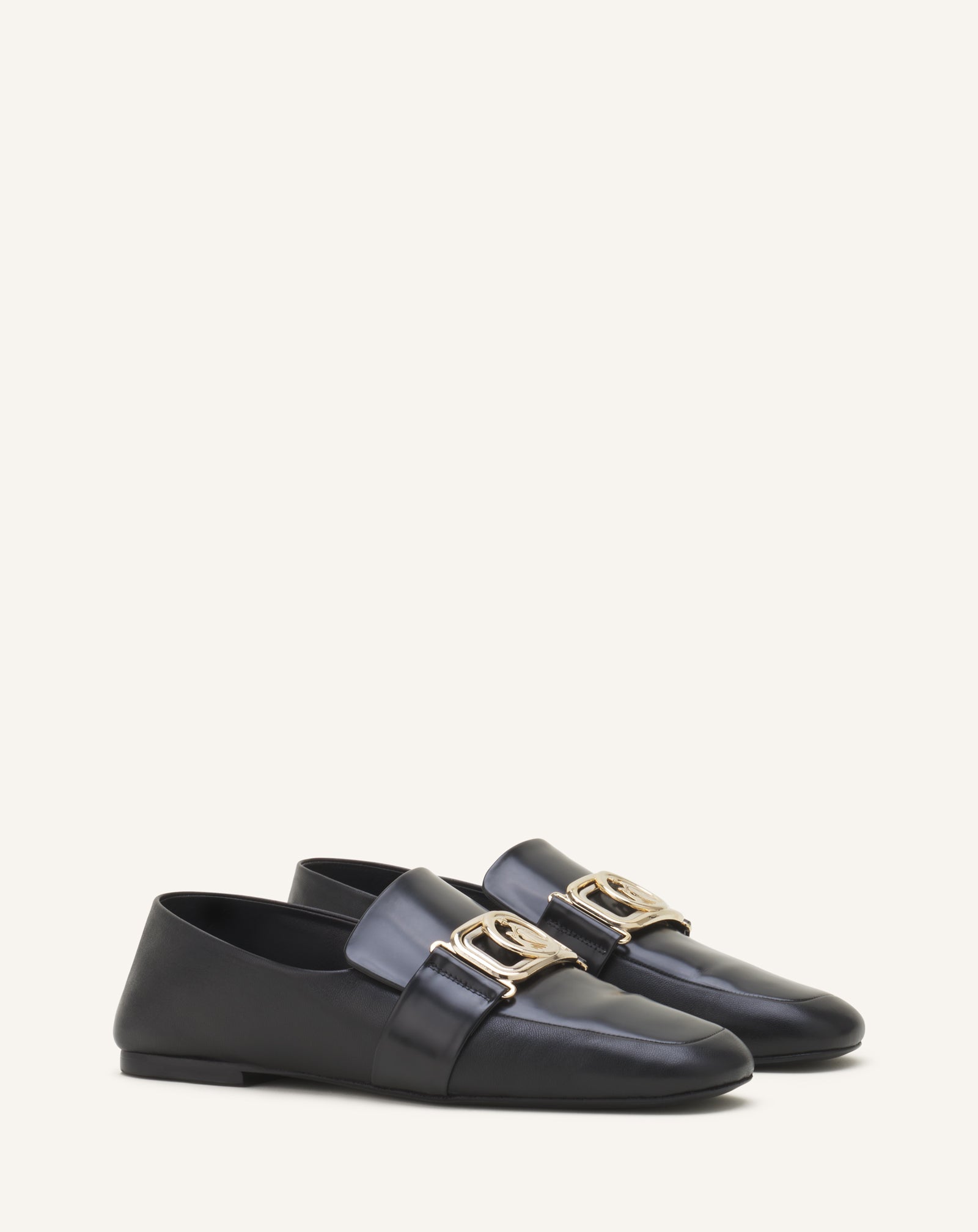 BLACK MOTHER & DAUGHTER SLIP-ON