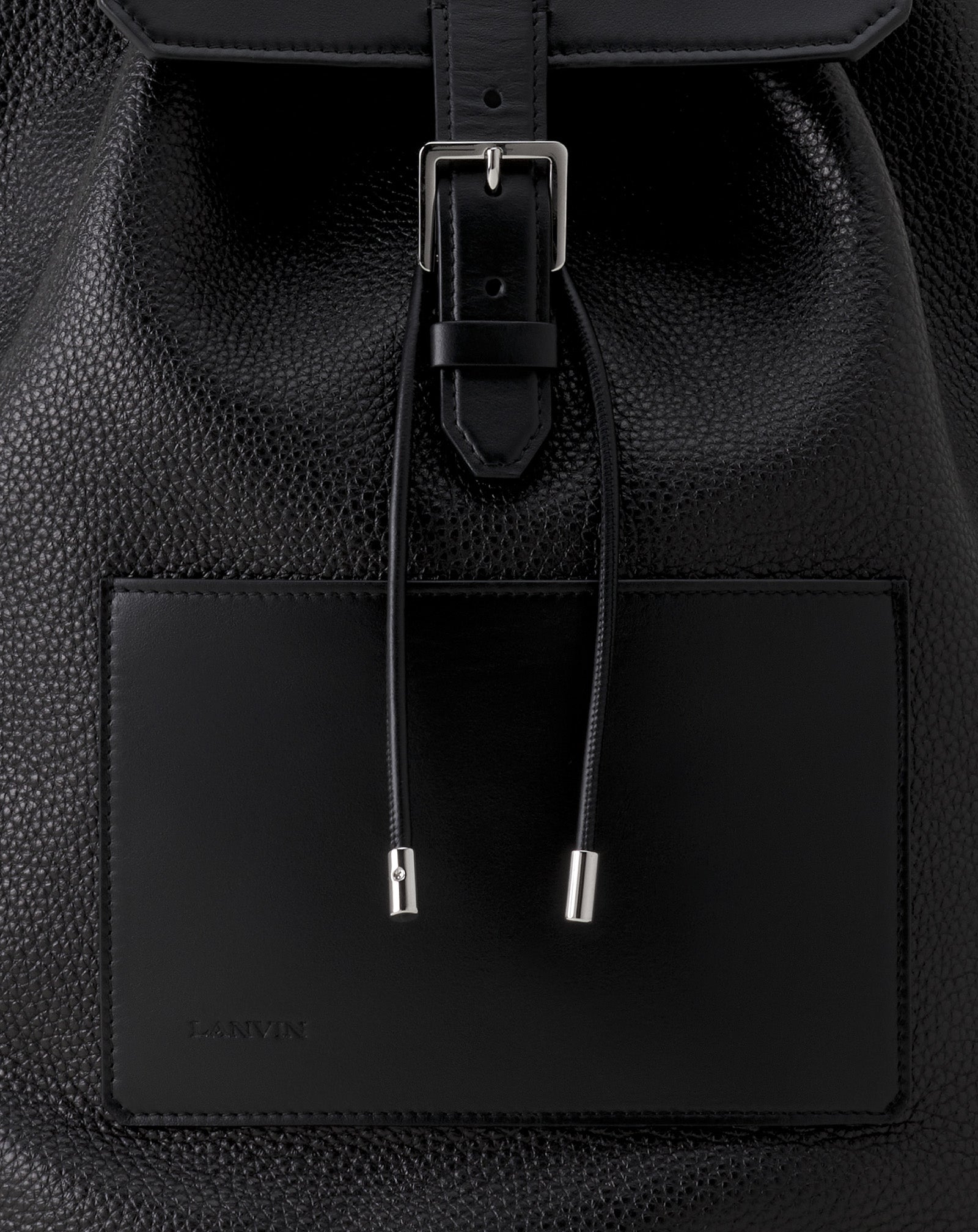 CATCH BY LANVIN LEATHER BACKPACK