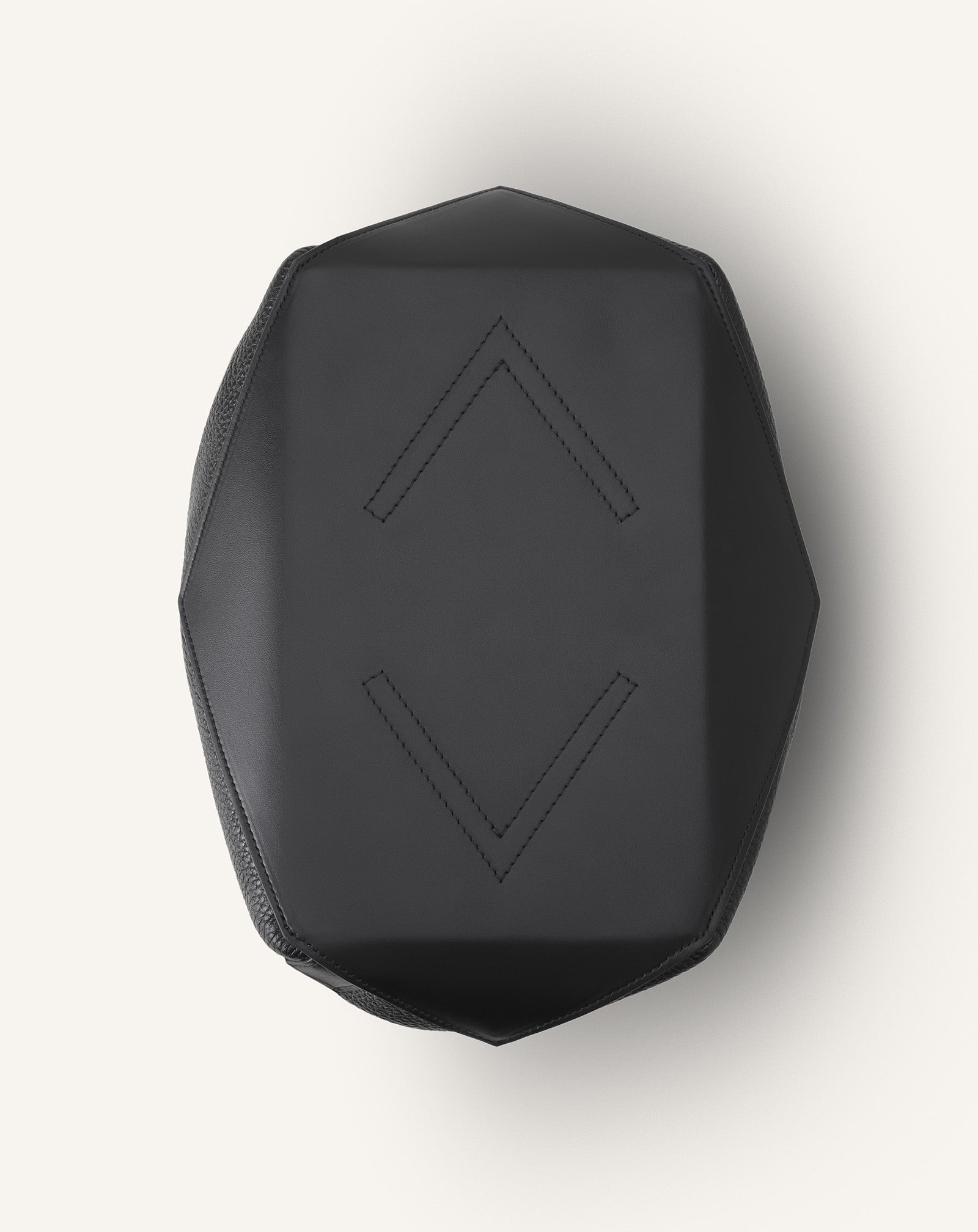 BLACK CATCH BY LANVIN LEATHER BACKPACK