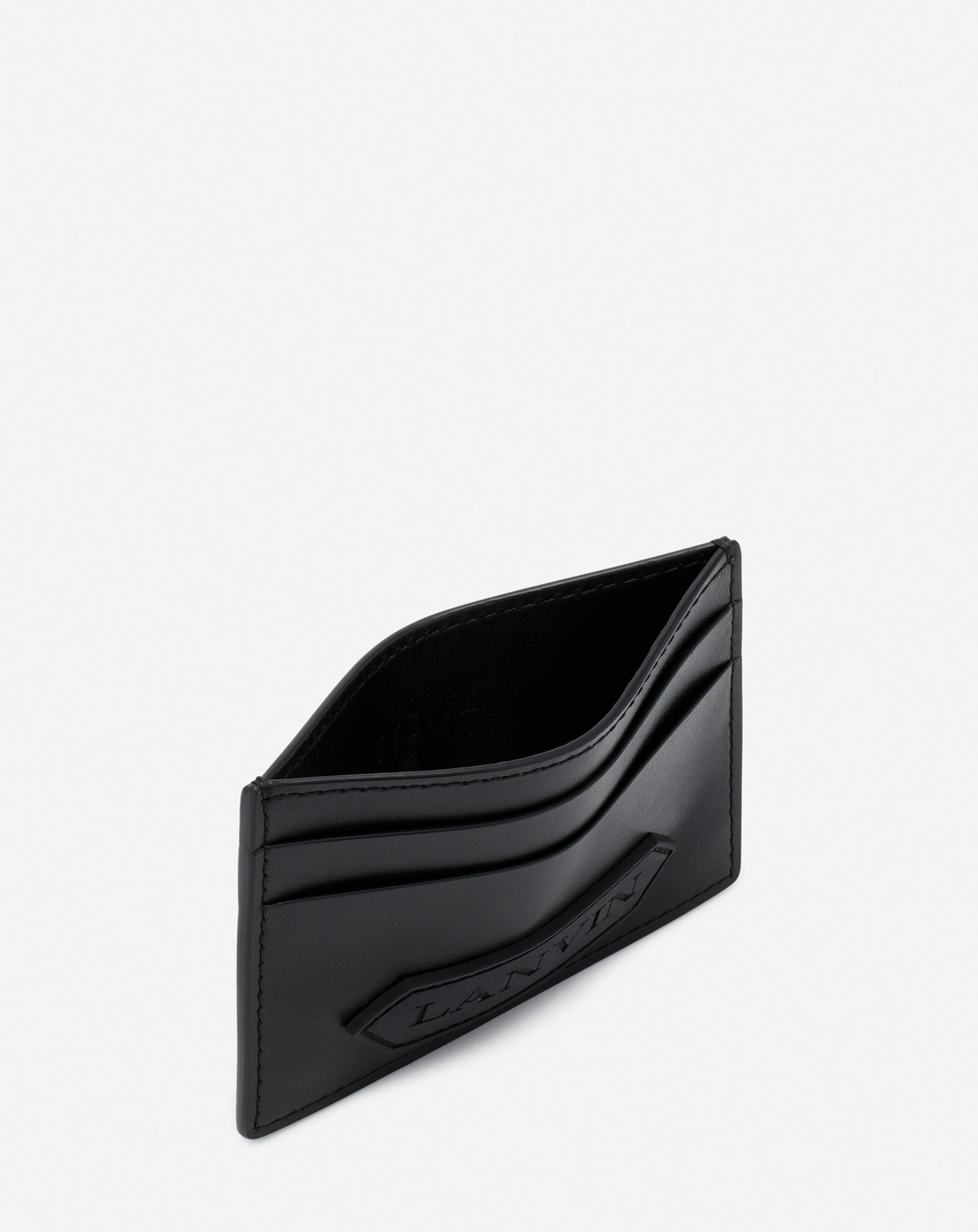 LANVIN SIGNATURE LEATHER CARDHOLDER