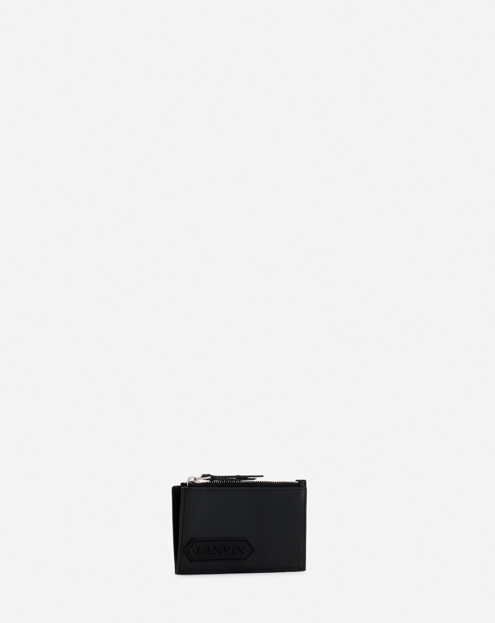 LANVIN SIGNATURE LEATHER CARDHOLDER