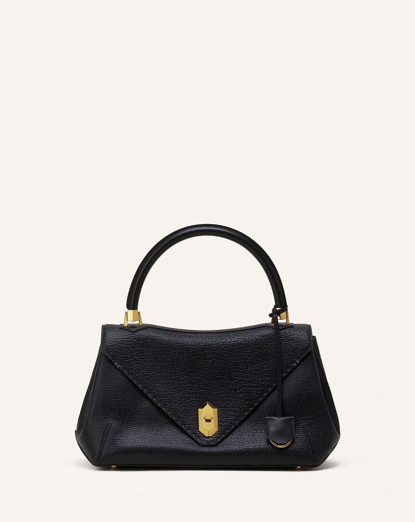 BLACK LE CONFIDENT BY LANVIN LEATHER BAG