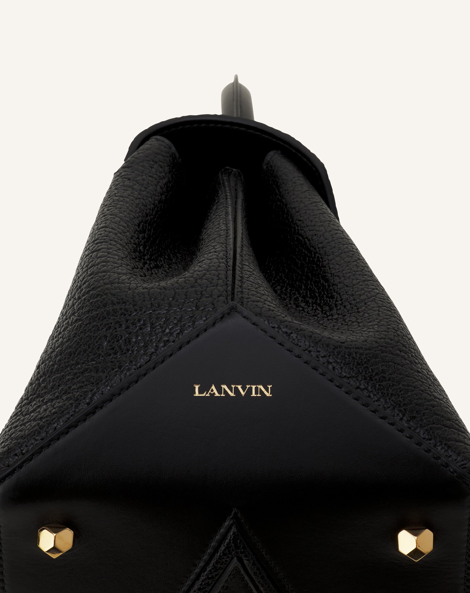 BLACK LE CONFIDENT BY LANVIN LEATHER BAG