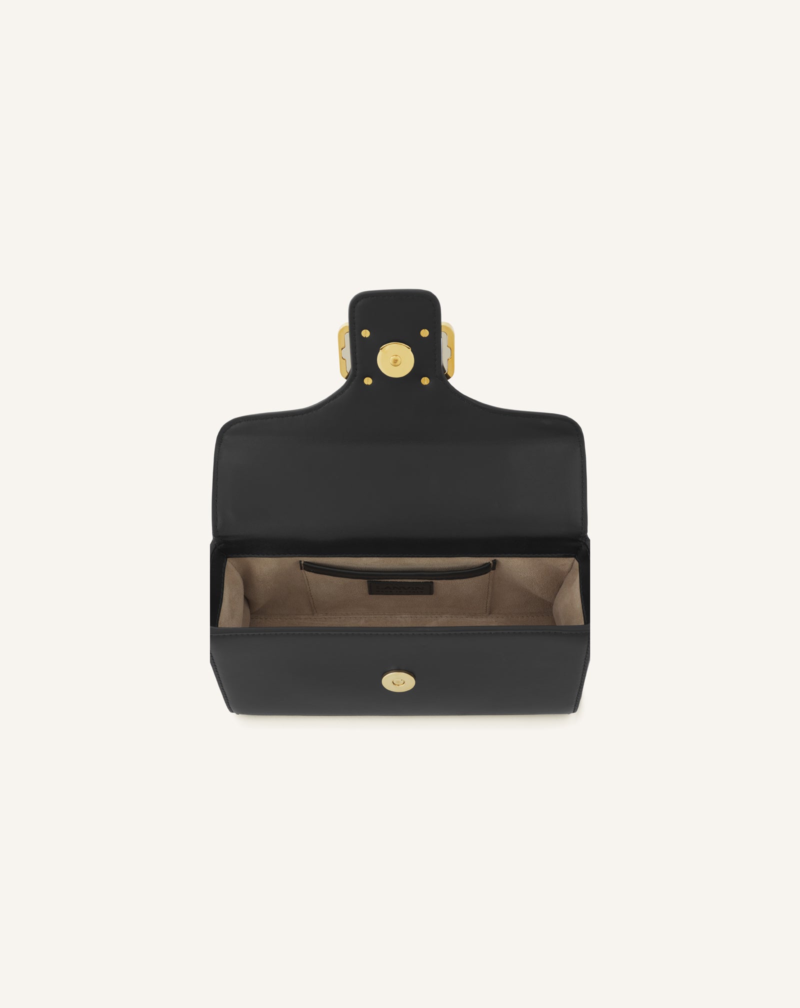 BLACK PENCIL CAT NANO BAG IN LEATHER