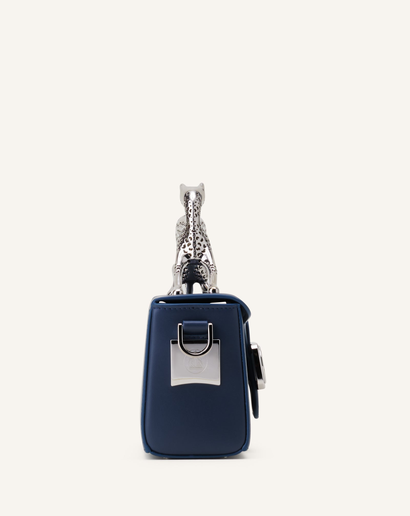 BLUE PENCIL CAT NANO BAG IN LEATHER