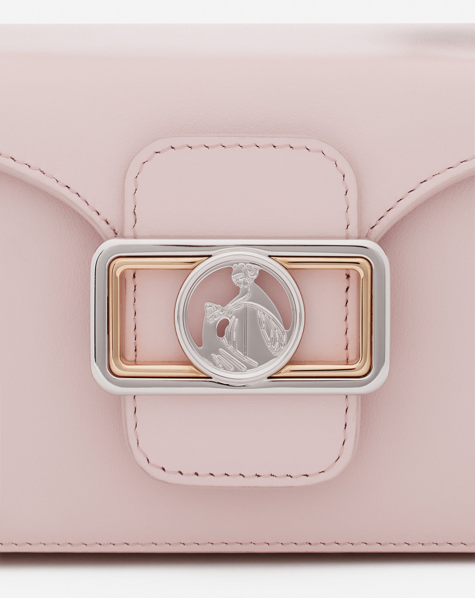 PINK PENCIL CAT NANO BAG IN LEATHER