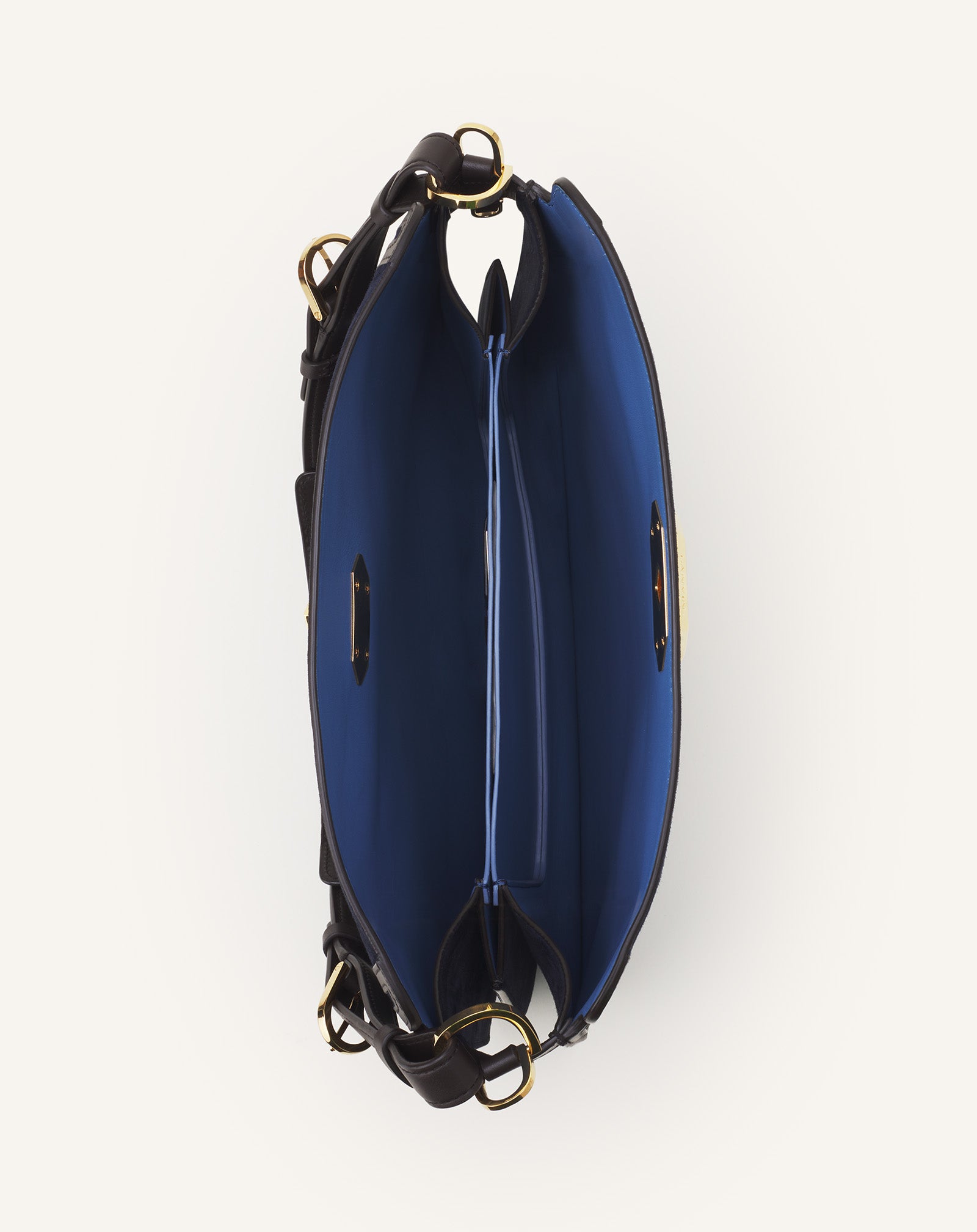 COMPAGNON ASYMMETRICAL BAG IN SUEDE