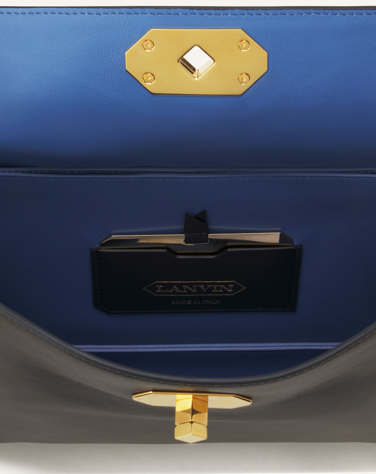 BLACK COMPAGNON BAG IN LEATHER