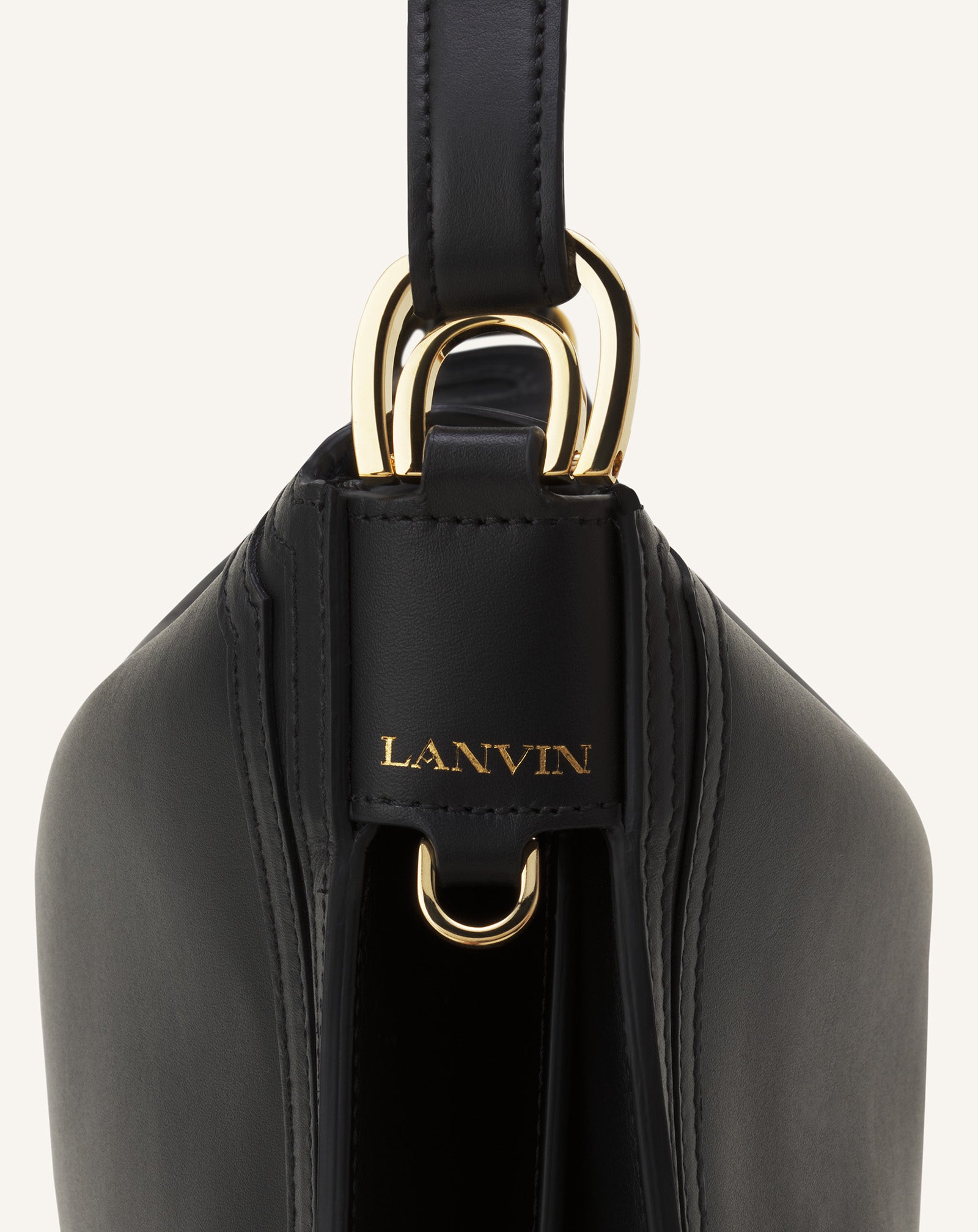 COMPAGNON ASYMMETRICAL BAG IN LEATHER