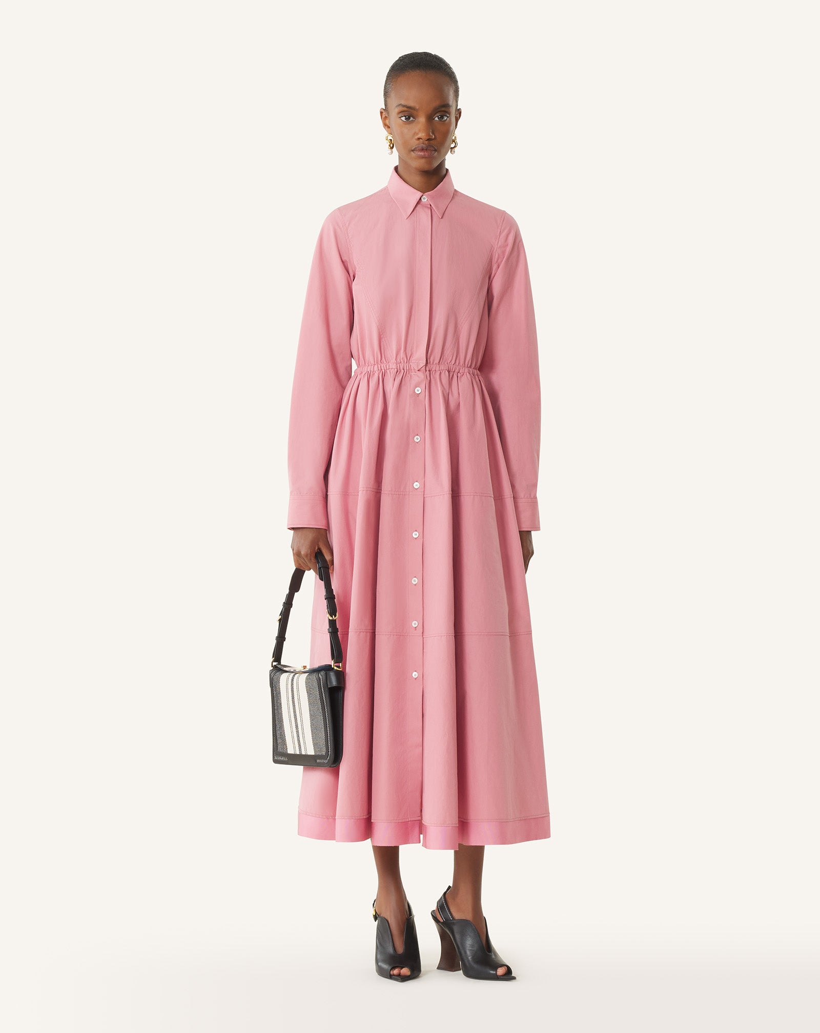 COMPAGNON 20 BAG IN STRIPED CANVAS