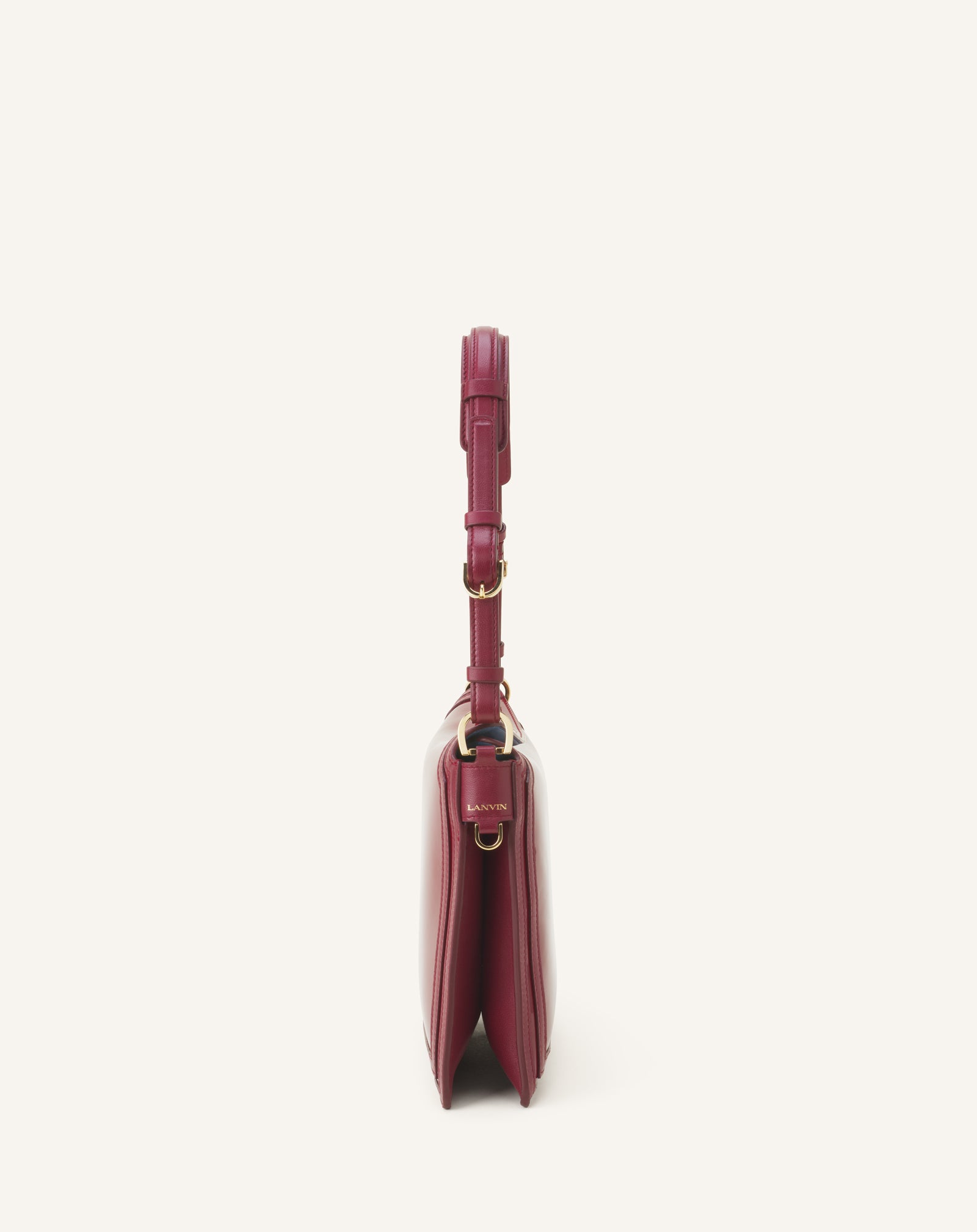 RED COMPAGNON 20 BAG IN PATENT LEATHER