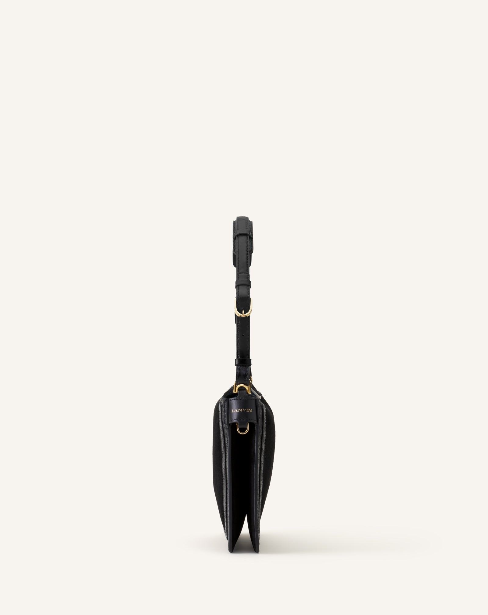 BLACK COMPAGNON 20 BAG IN SUEDE