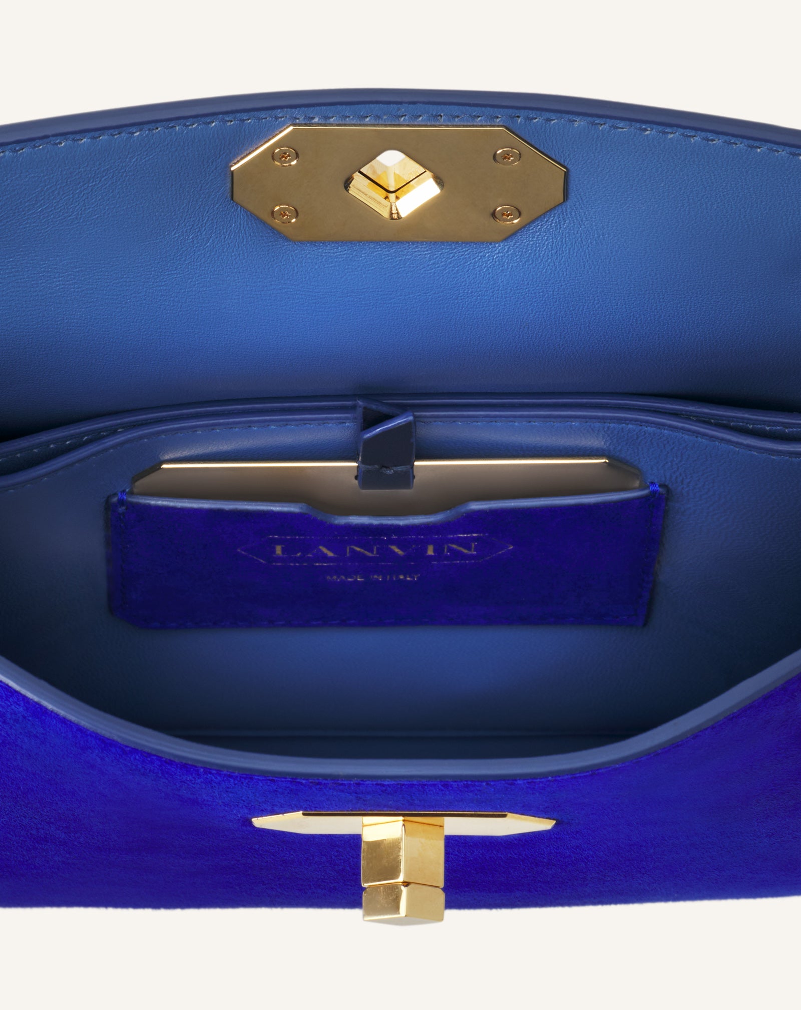 BLUE COMPAGNON 20 BAG IN SUEDE