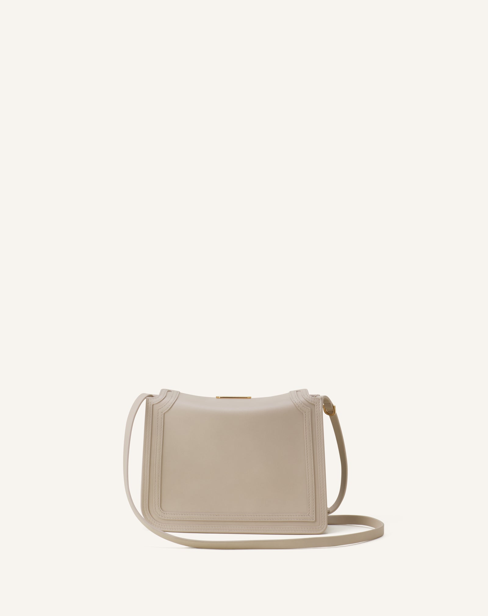 WHITE COMPAGNON 16 LEATHER BAG