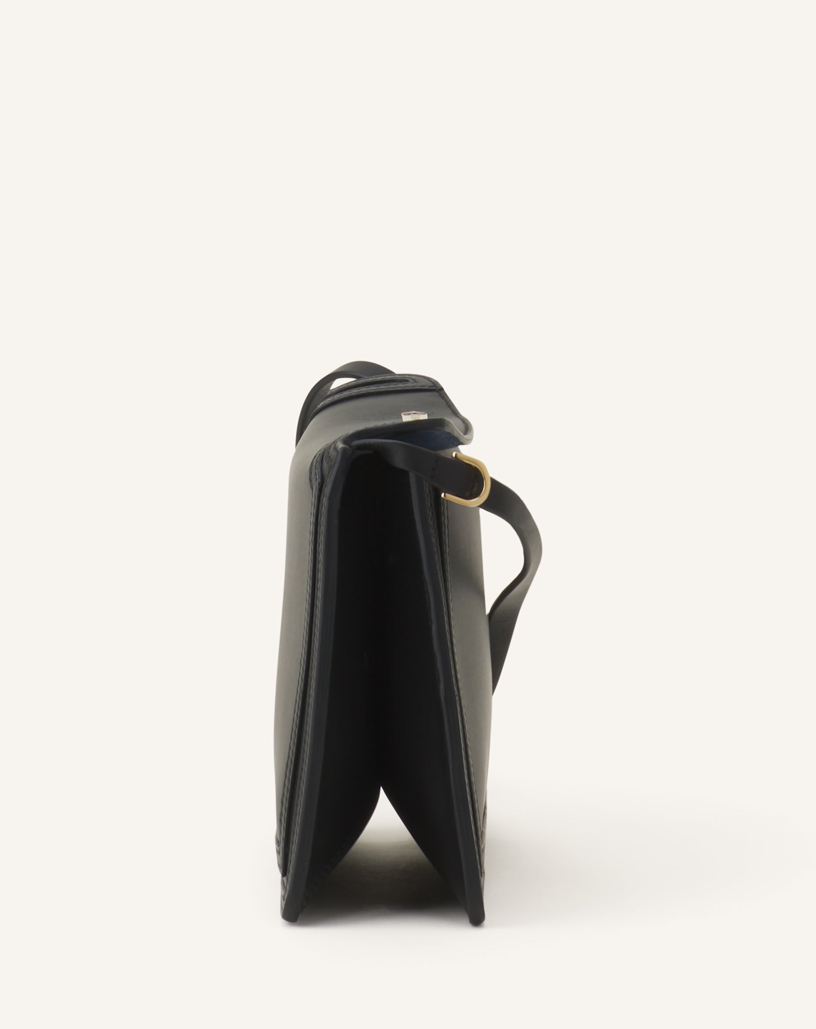 BLACK COMPAGNON 16 LEATHER BAG