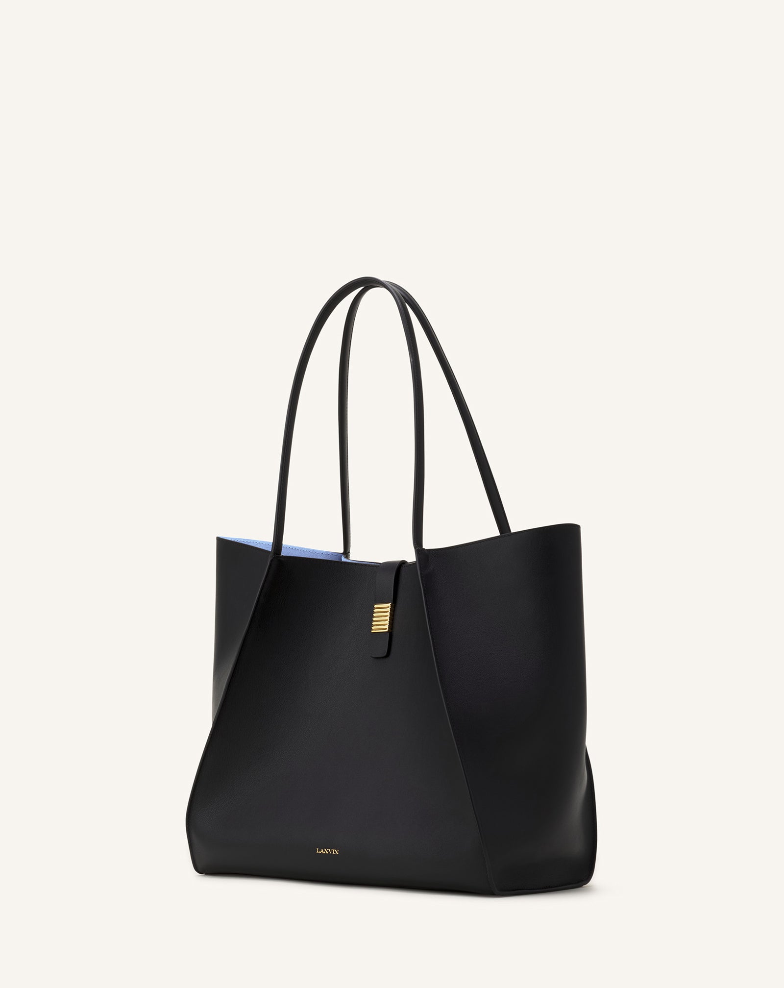 BLACK CONCERTO ARPÈGE LEATHER TOTE BAG