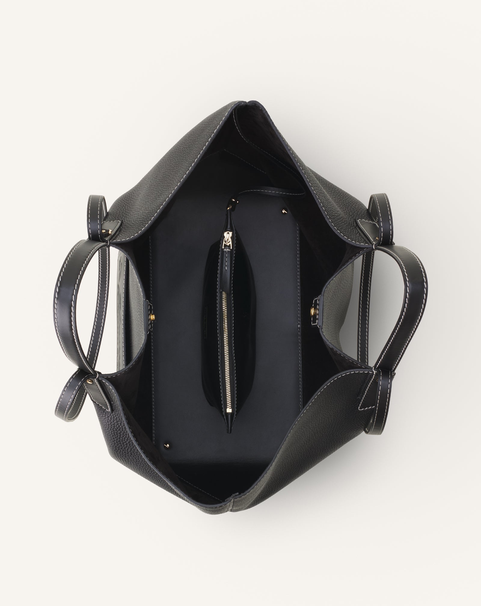 BLACK CATCH BY LANVIN TOTE BAG