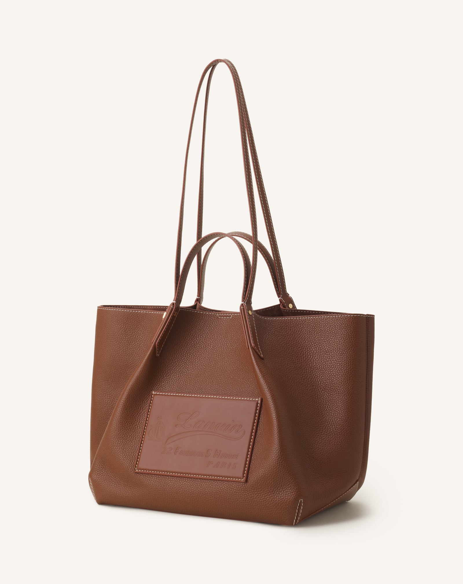 BROWN CATCH BY LANVIN TOTE BAG