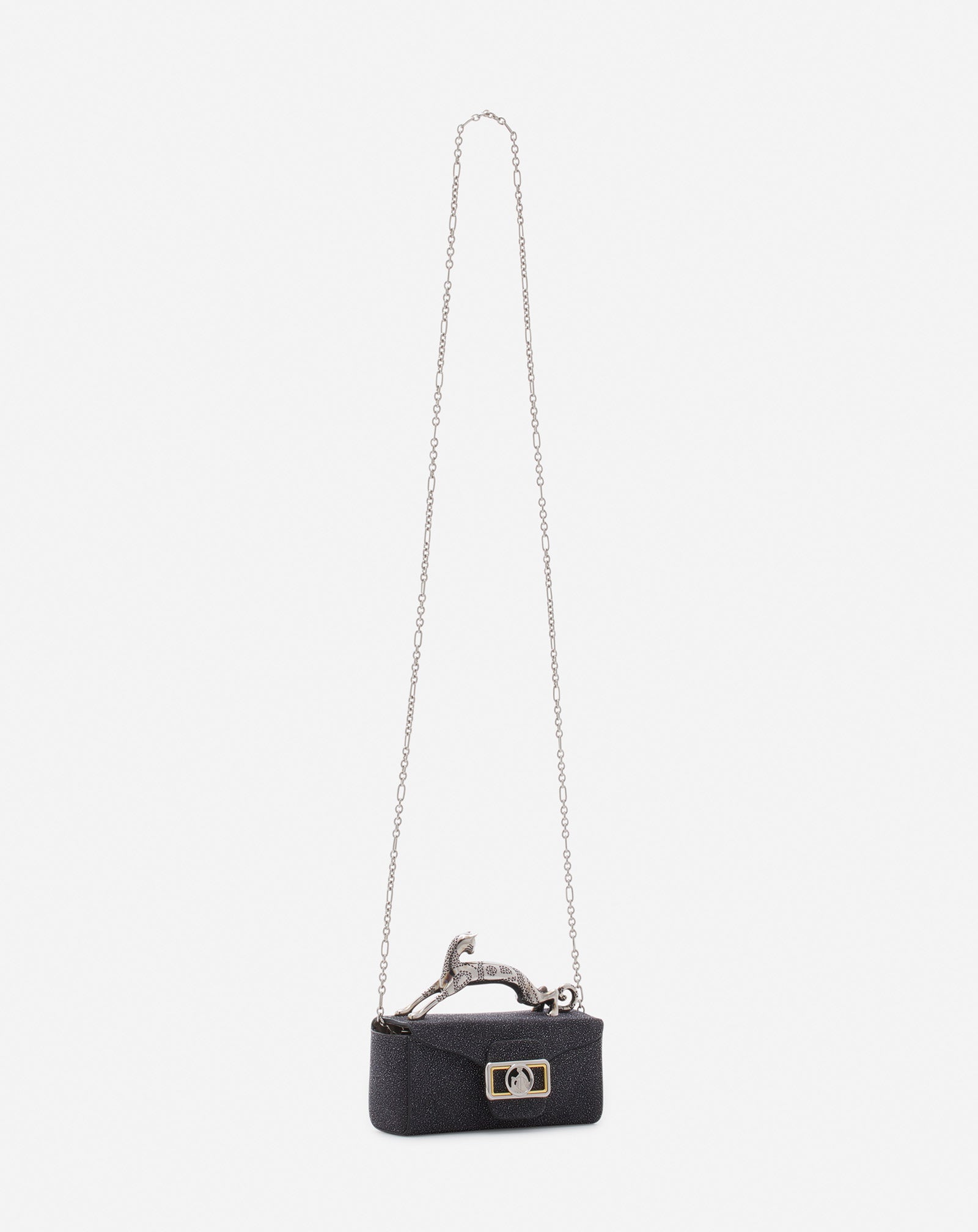 MICRO PENCIL CAT BAG IN SUEDE