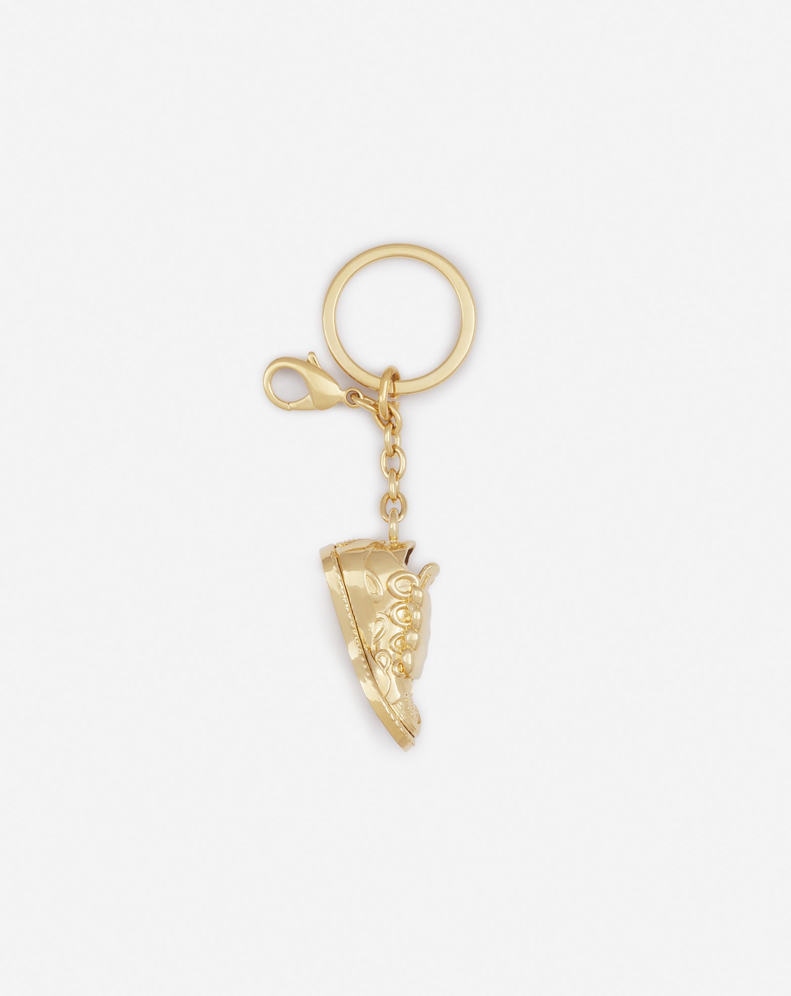 CURB SNEAKERS BRASS KEY RING