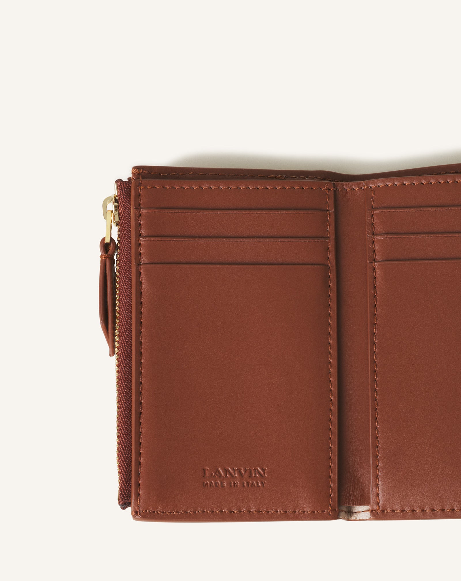 BROWN CONCERTO ARPÈGE LEATHER WALLET