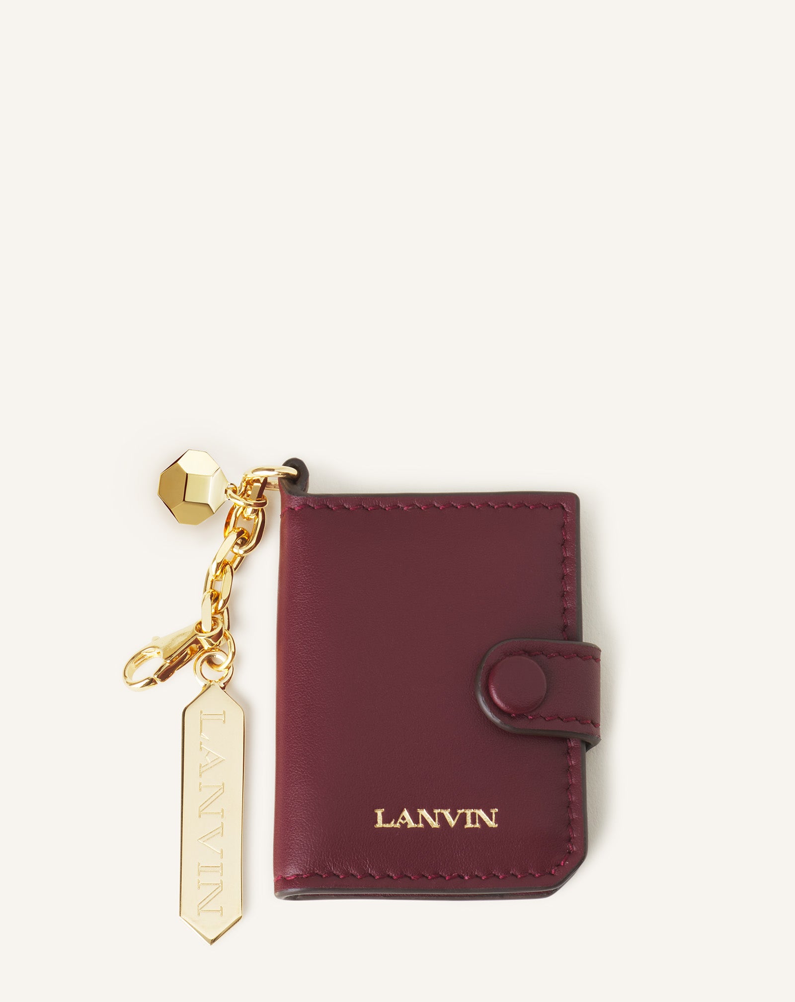LANVIN LEATHER PHOTO HOLDER
