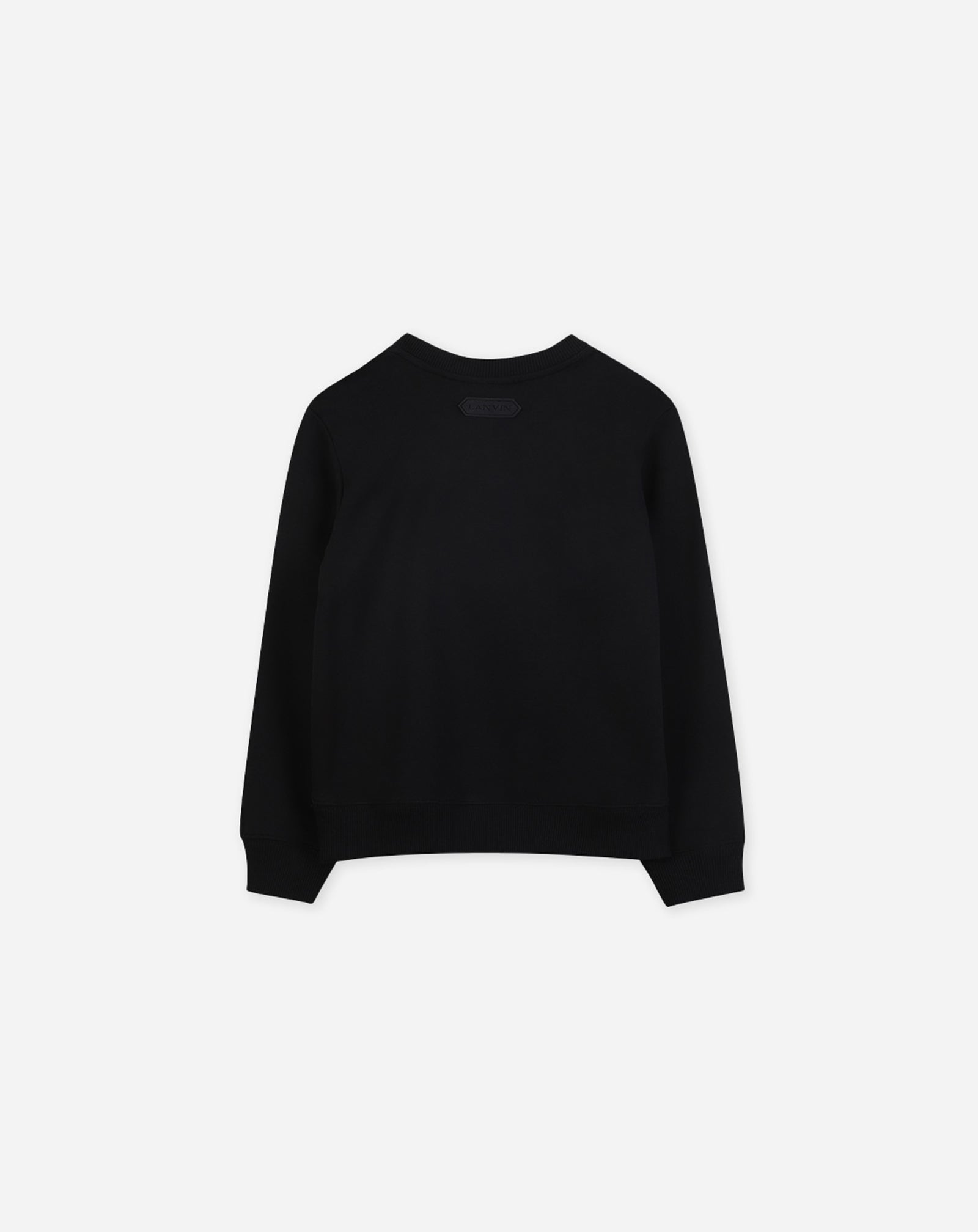 BLACK SWEATSHIRT WITH LOGO