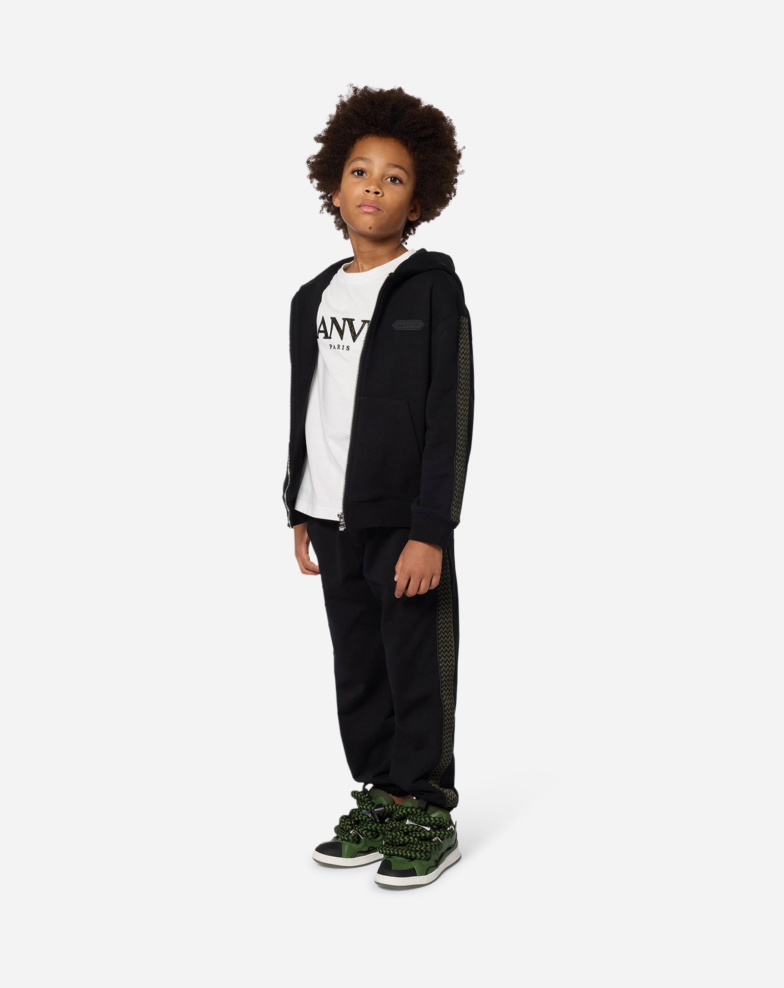 BLACK JOGGER CARDIGAN