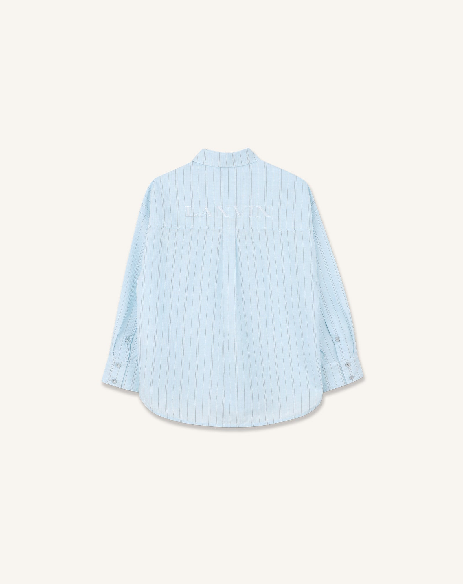BLUE LONG-SLEEVED SHIRT IN COTTON