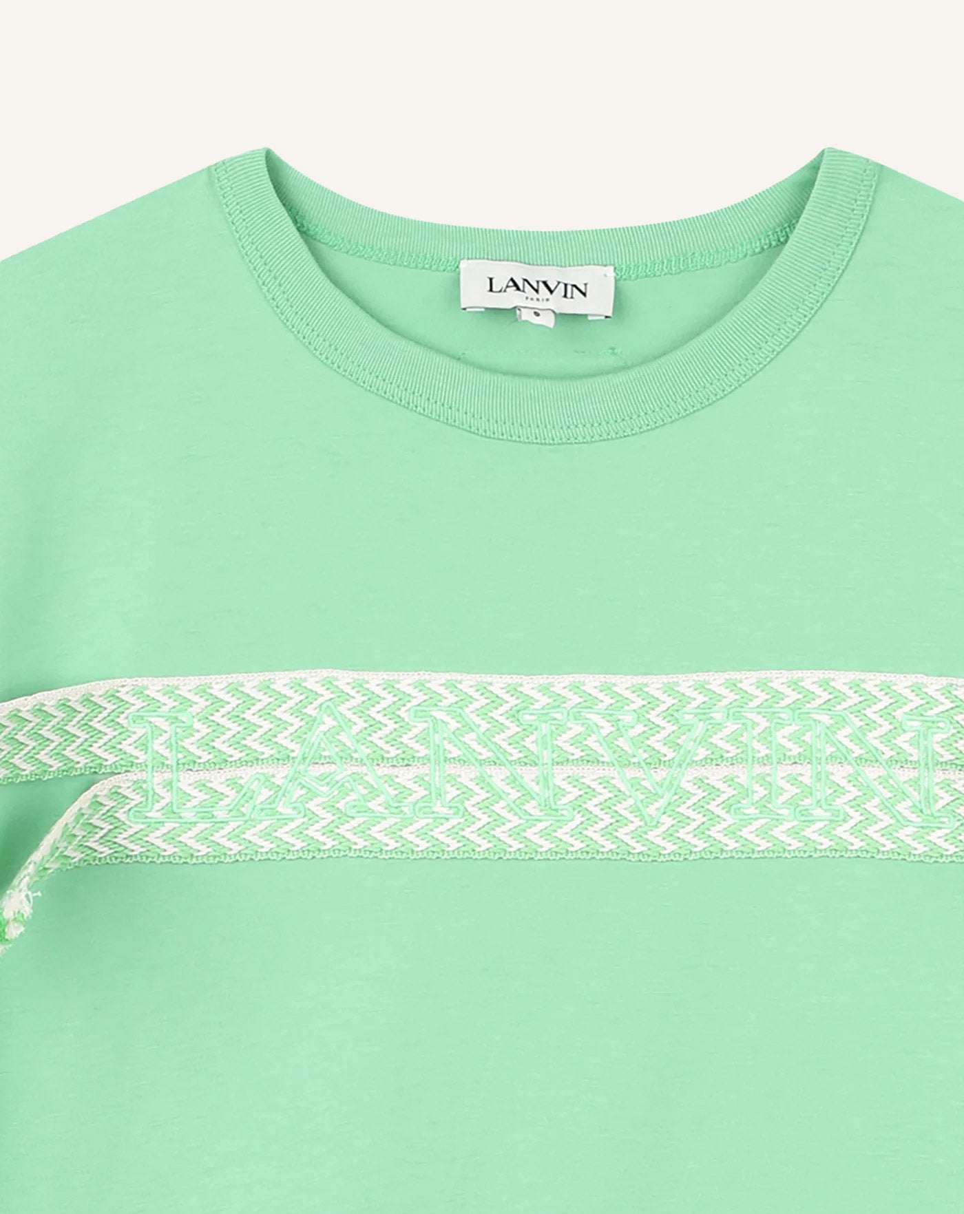 GREEN LANVIN CURB T-SHIRT