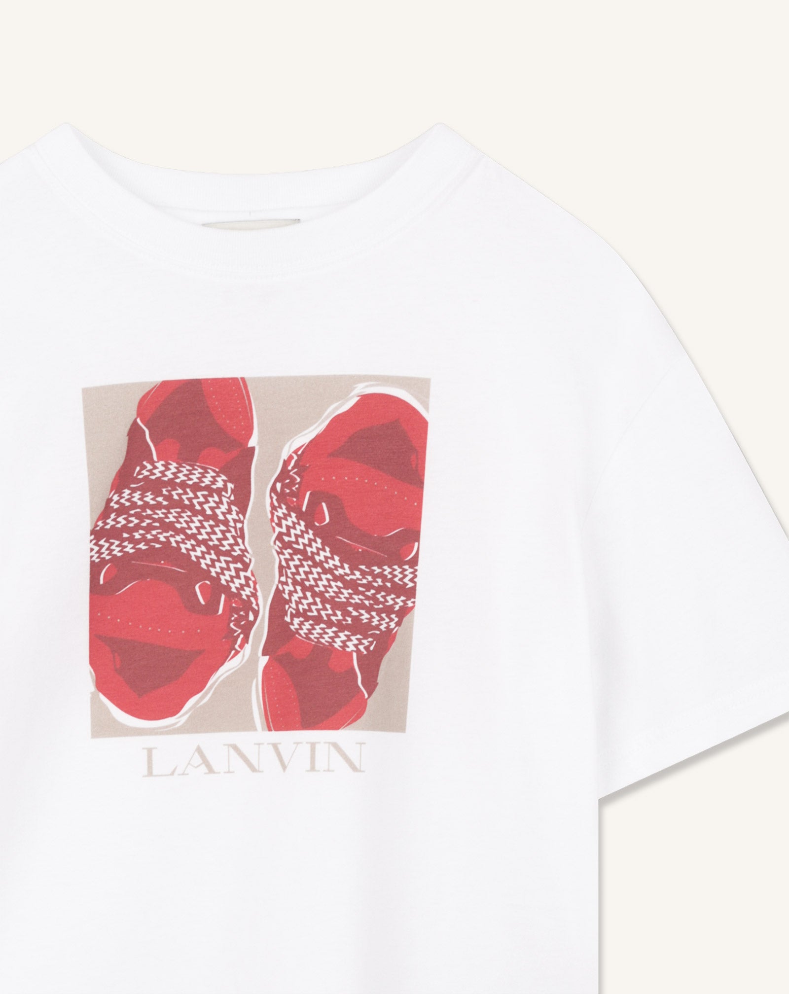 WHITE CURB GRAPHIC T-SHIRT