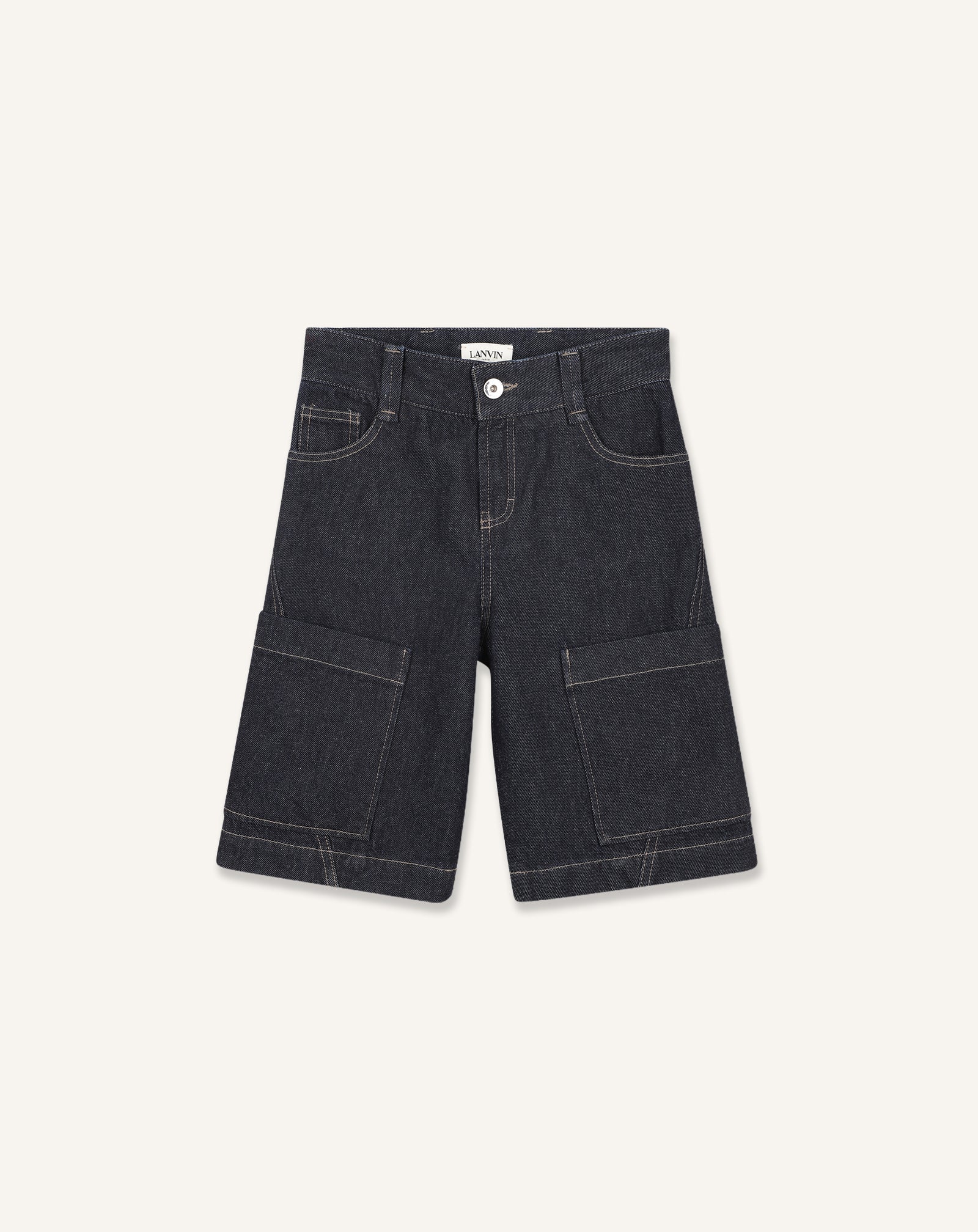 DENIM BERMUDA SHORTS
