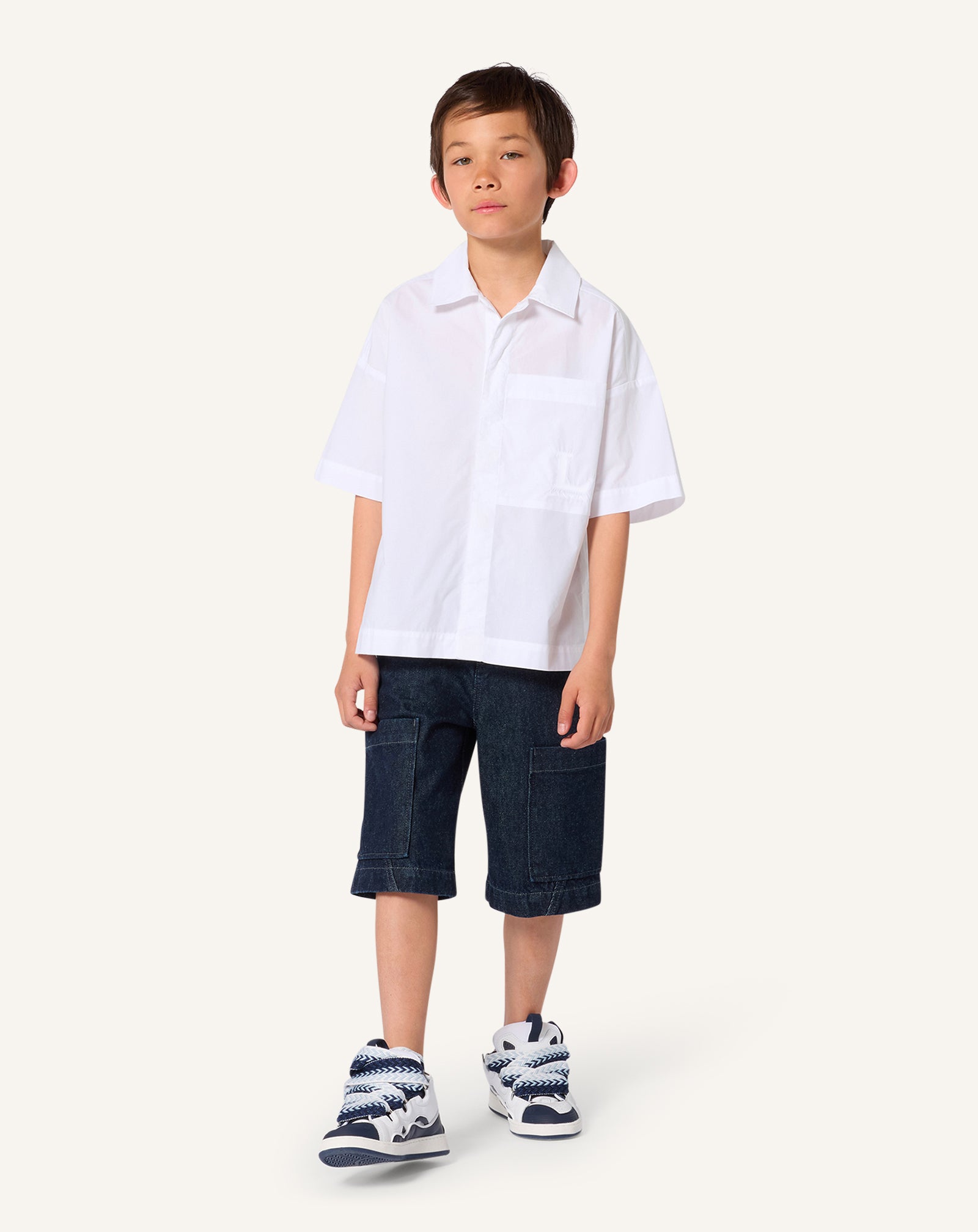 Blue Denim Bermuda Shorts | Lanvin