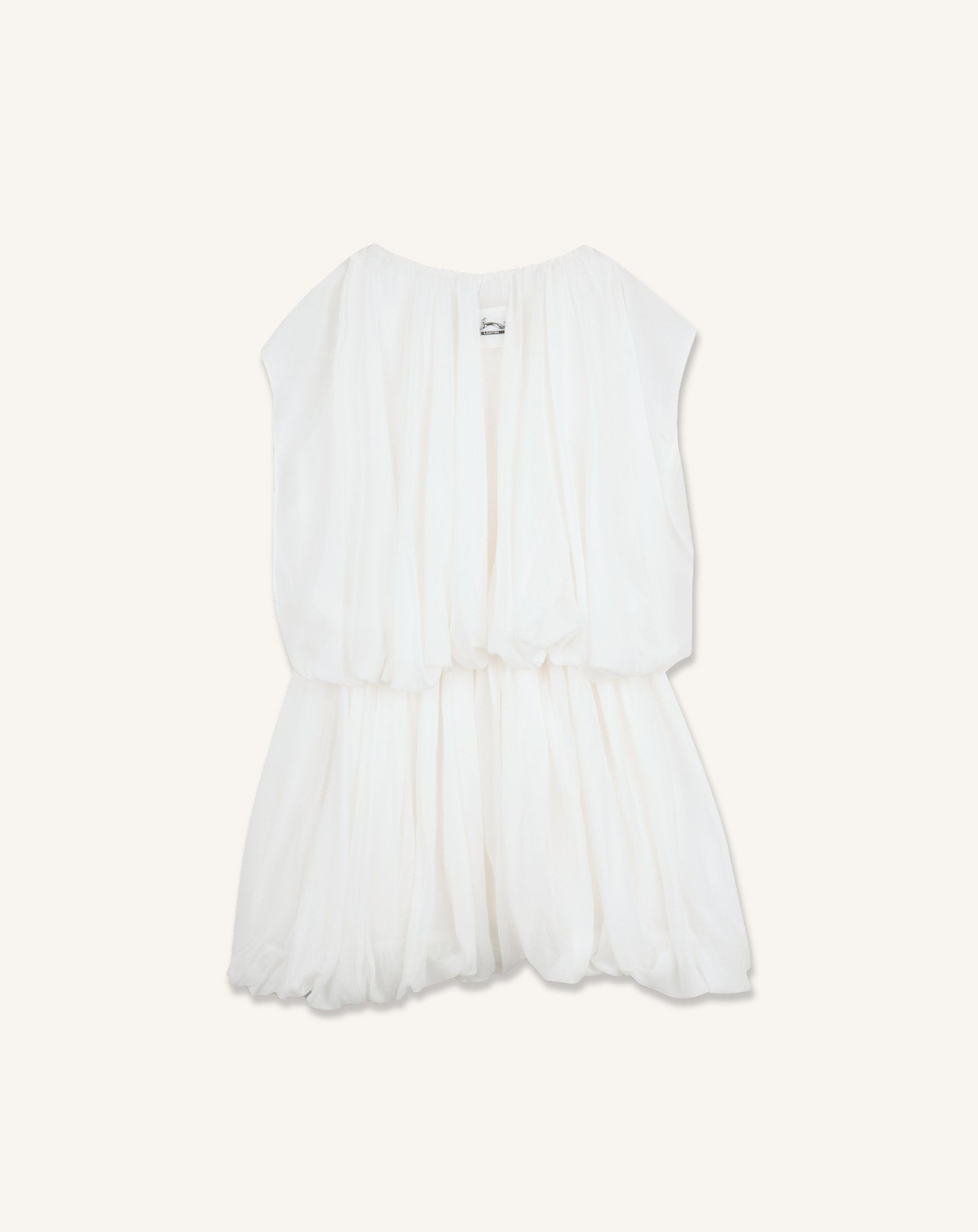 WHITE SILK CEREMONY DRESS